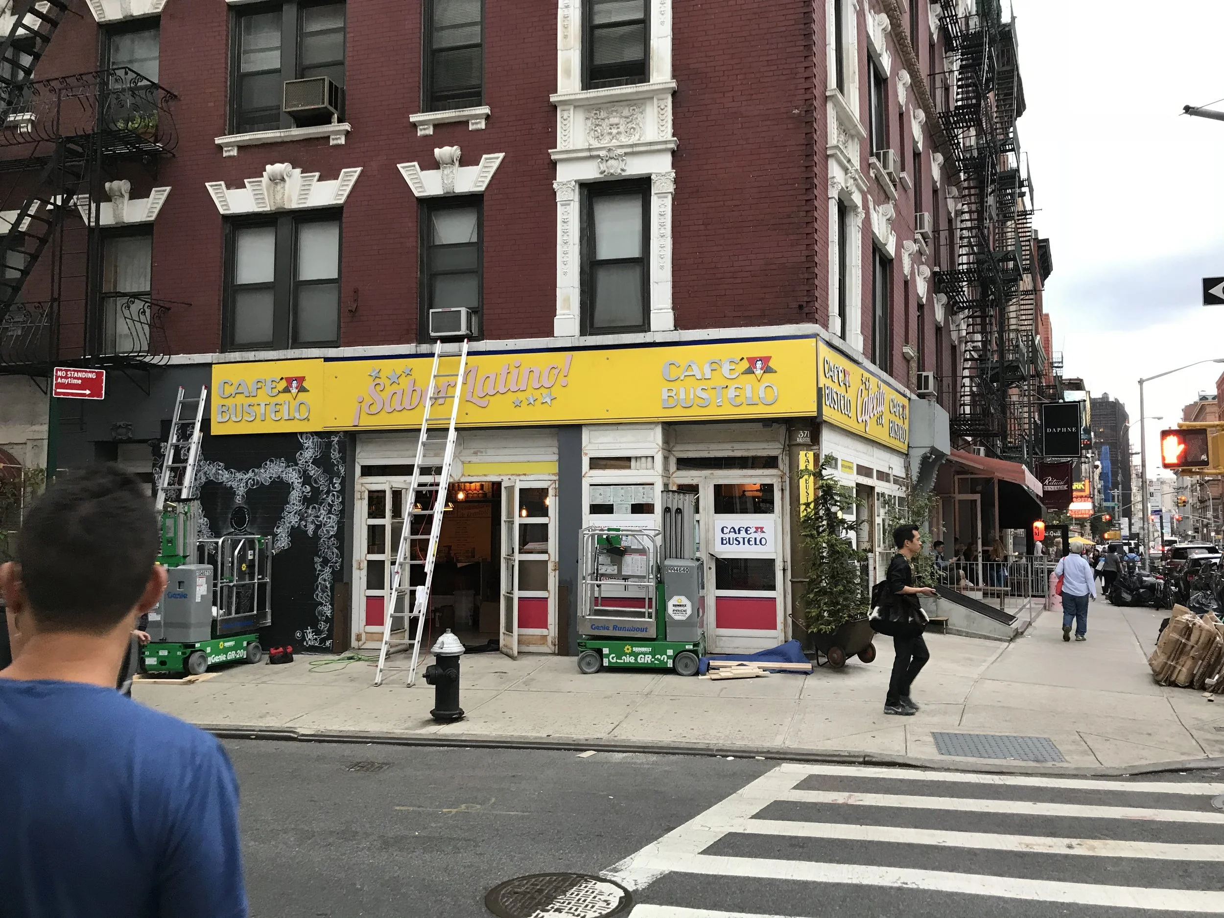 Commercial property maintenance and exterior improvement project supported by Conquest Management for a mixed-use building and street-level retail location in New York City.