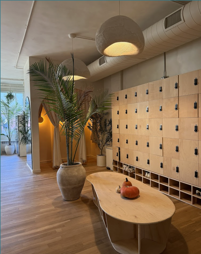 Commercial office renovation and workplace improvement project completed by Conquest Management, creating a modern, welcoming reception area for a New York City business.