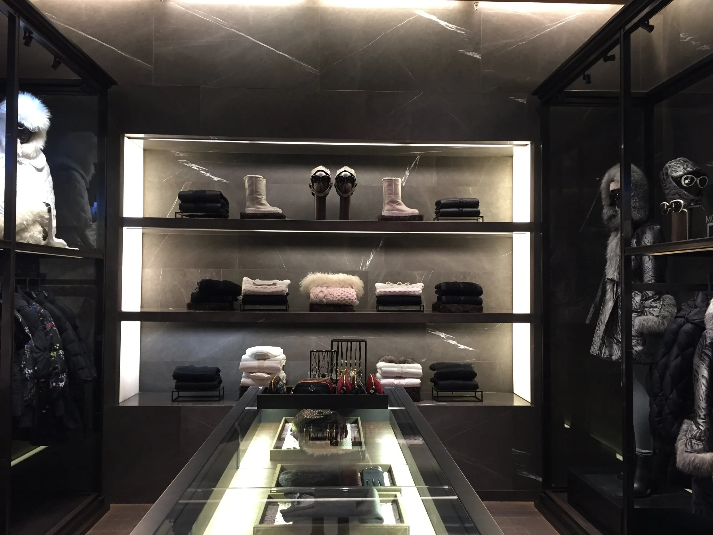 Luxury retail maintenance and operational support project completed by Conquest Management, supporting high-end retail environments with ongoing facility services, electrical work, and store improvements.