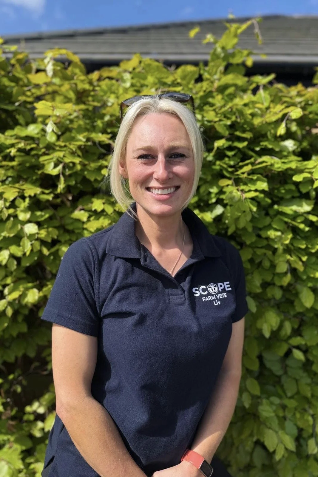 Liv Cumia-Cartmell, veterinary surgeon at Scope Farm Vets