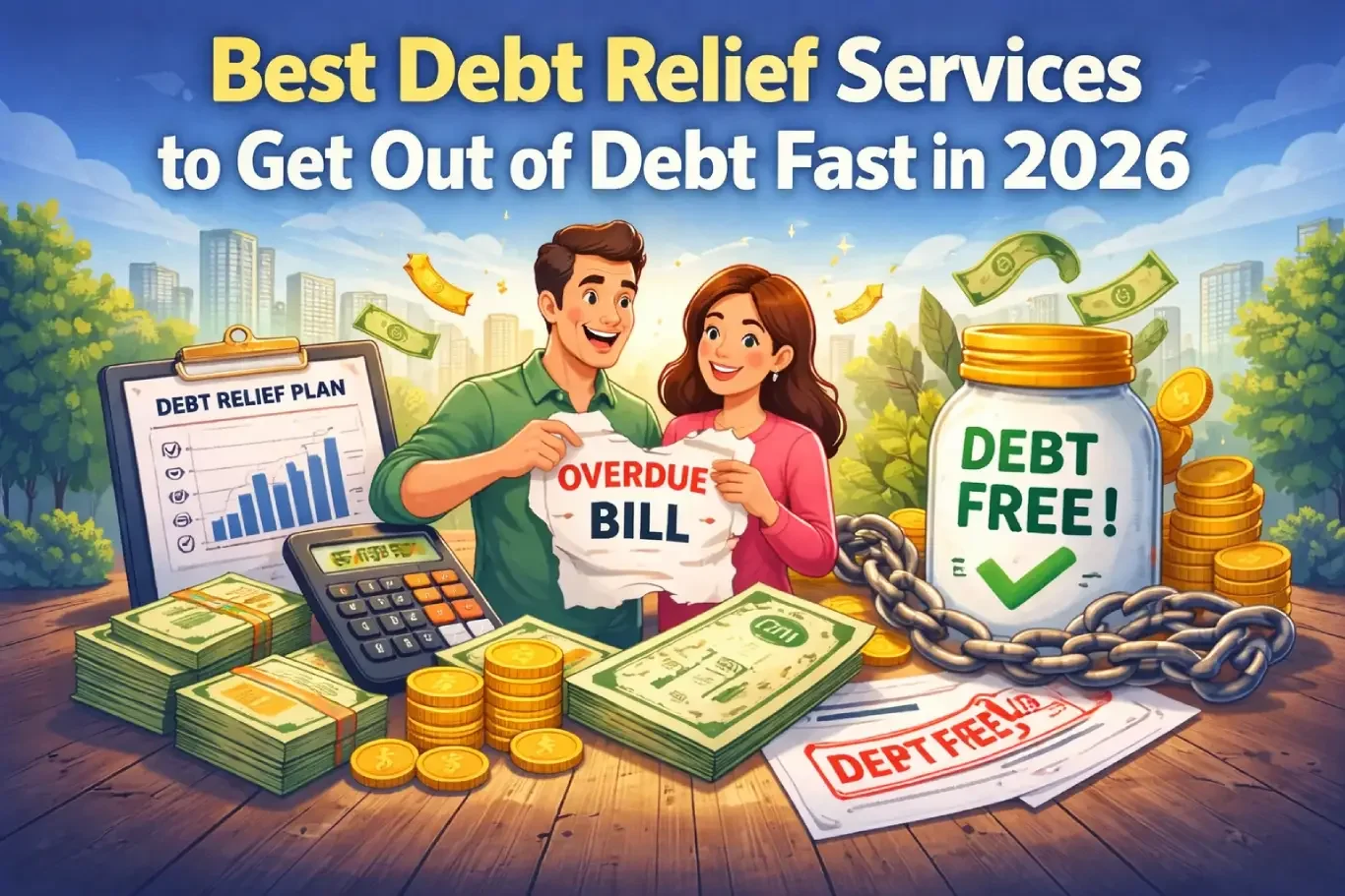 Best debt relief services to get out of debt fast in 2026 with debt settlement, consolidation, and financial freedom strategies