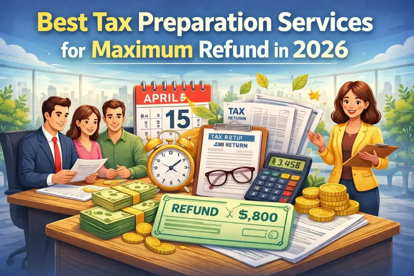 Best tax preparation services to maximize tax refund in 2026 with expert filing, deductions, and financial planning