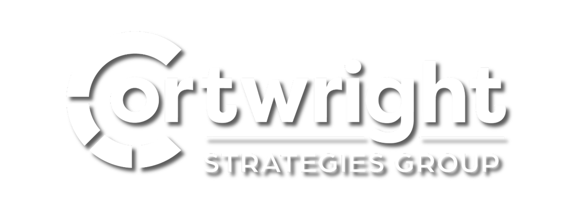 Logo of Ortwright Strategies Group with a stylized 'O' and the company name in black and white.