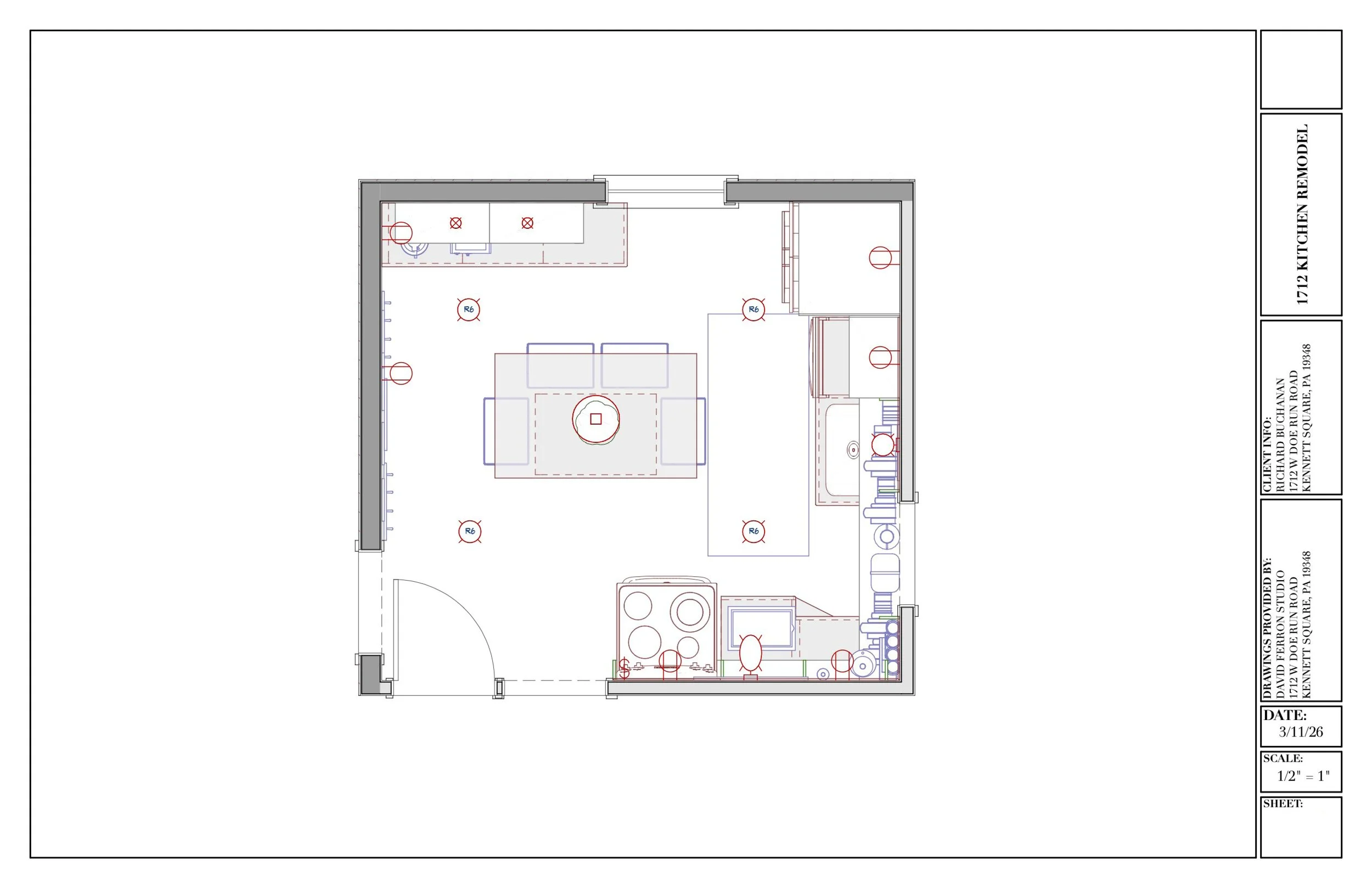 Interior design dining room space planning New Jersey