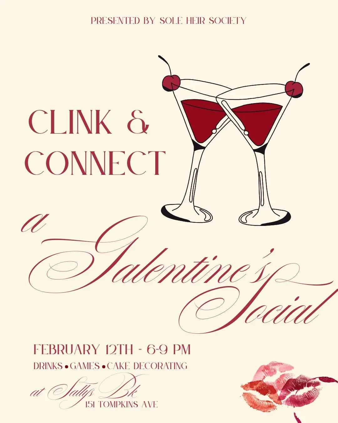 Clink &amp; Connect: a Galentine's Social