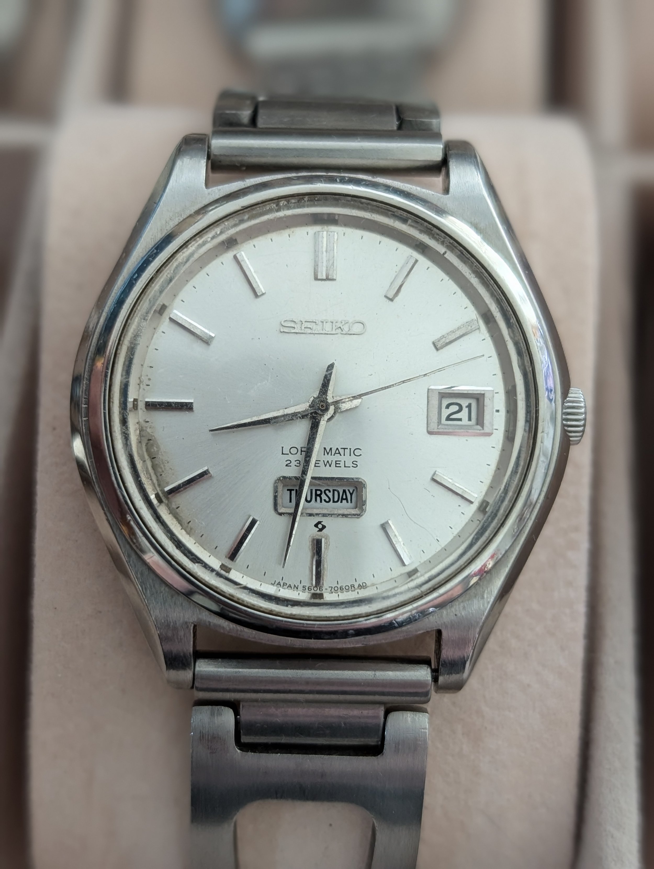 Seiko Lord Matic 23 Jewel Day Date Automatic