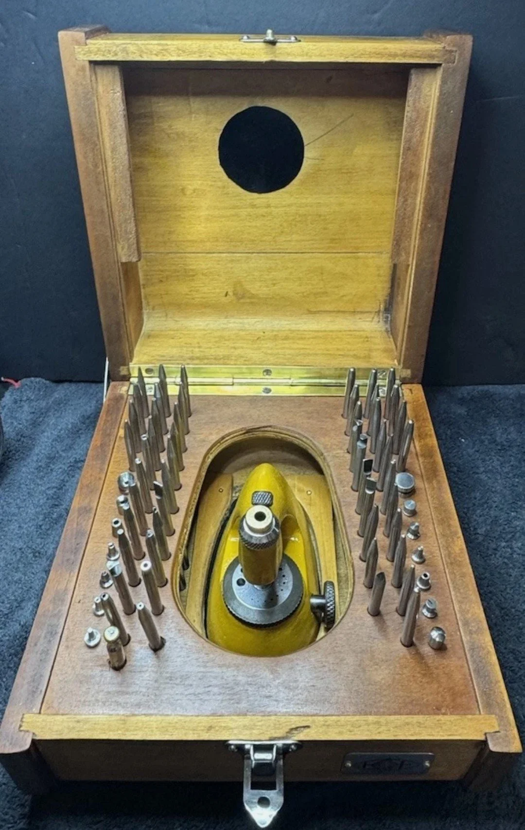 K&F Watchmaker Staking Set | 52 Punches, 14 Stumps (18 Additional Punch) | Serviced, Cleaned & Ready to Use | Swiss Marked