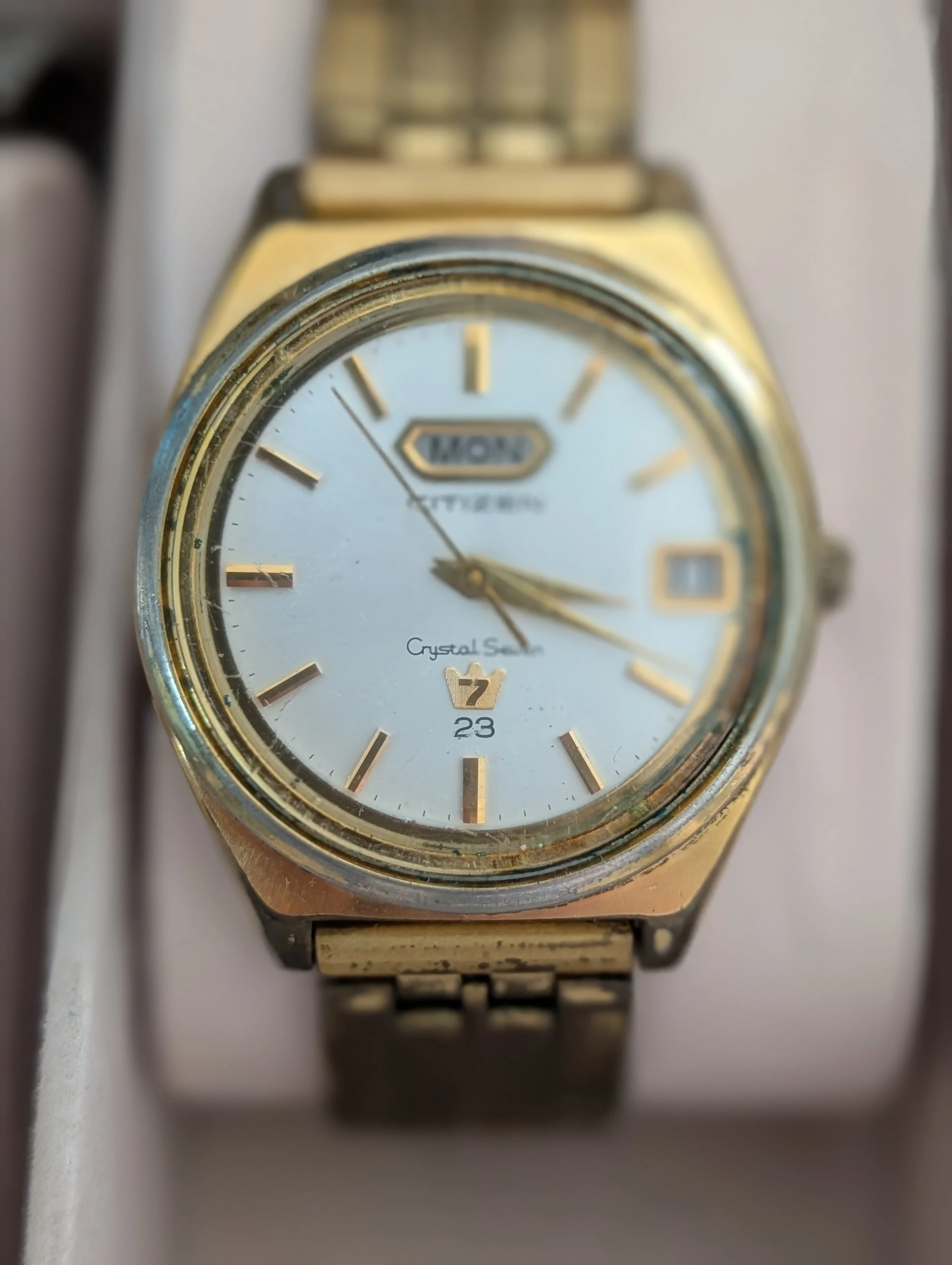 Seiko Crystal Seven 23 Jewel Day Date Automatic