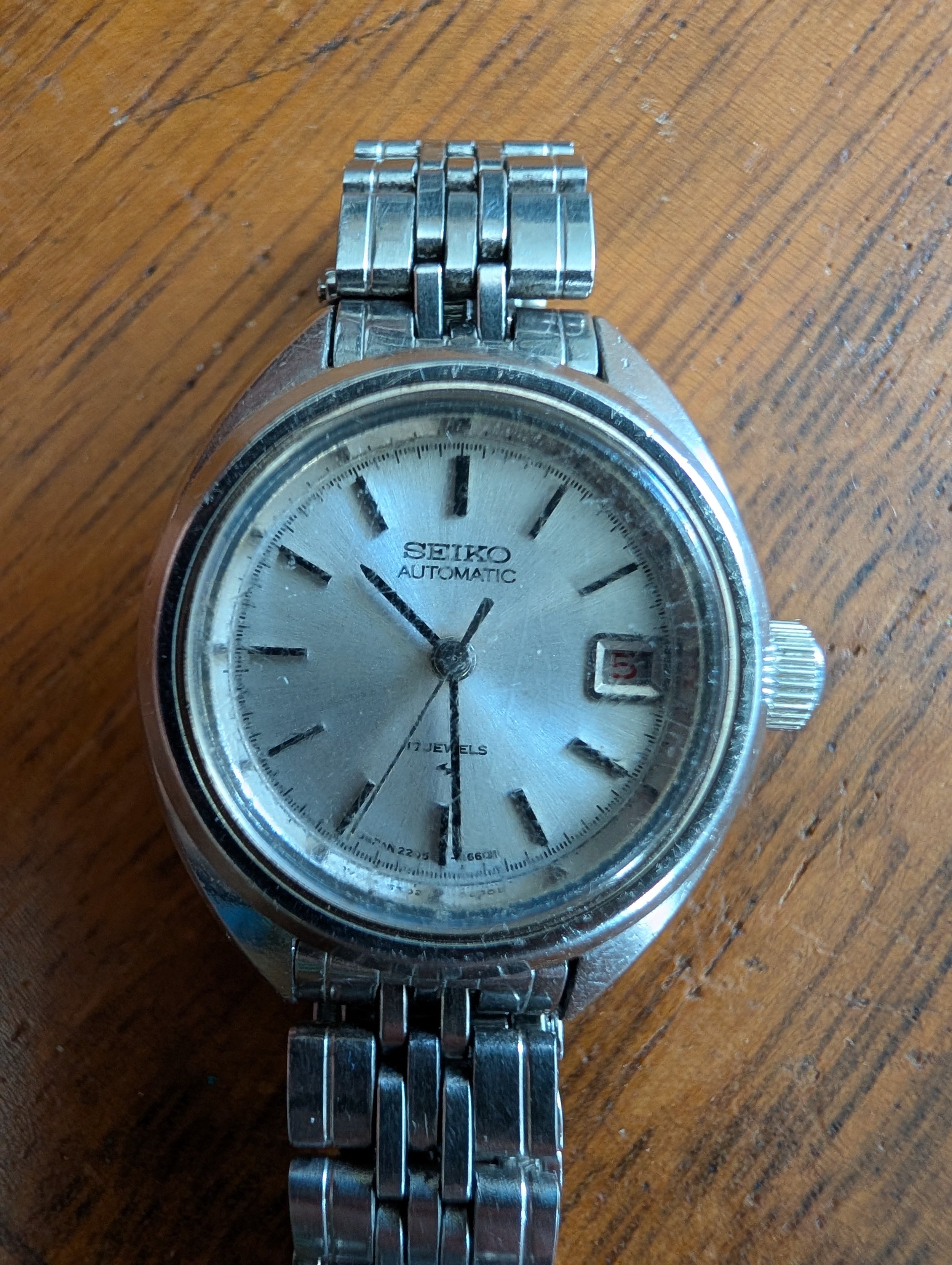 Vintage Seiko Automatic Ladies Watch | 17 Jewels | Ref. 2205-0660