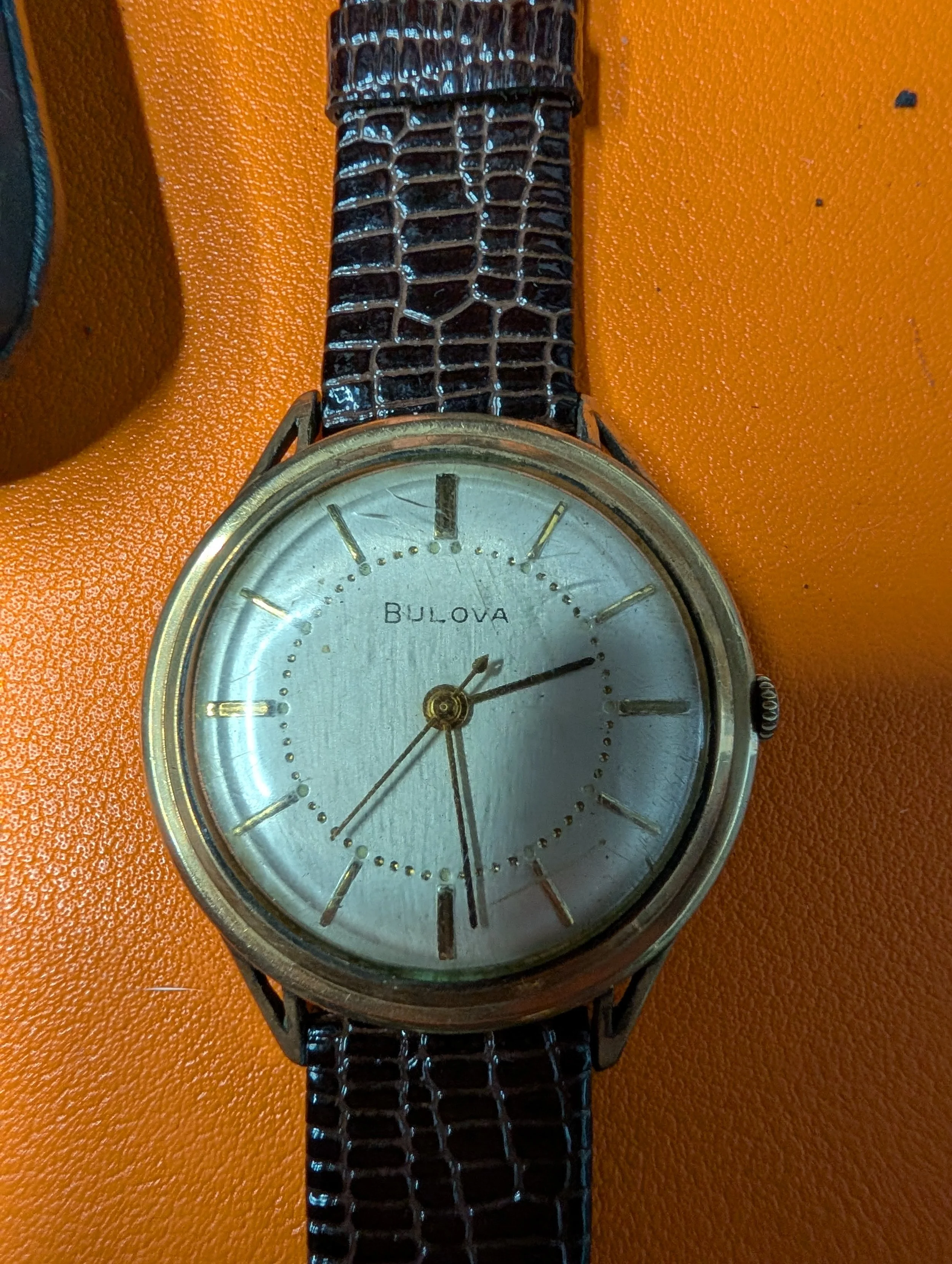 Vintage Bulova Dress Watch | 10K Rolled Gold Plate | 35mm Case | 1960