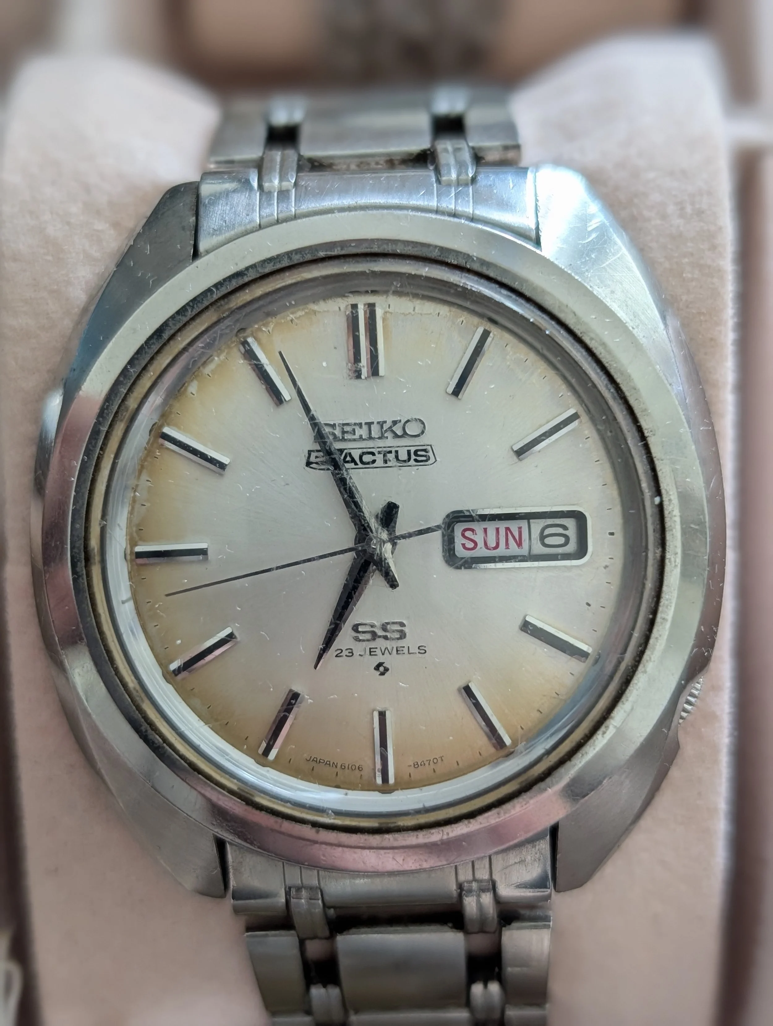 Seiko Actus SS 23 Jewel Day Date Automatic