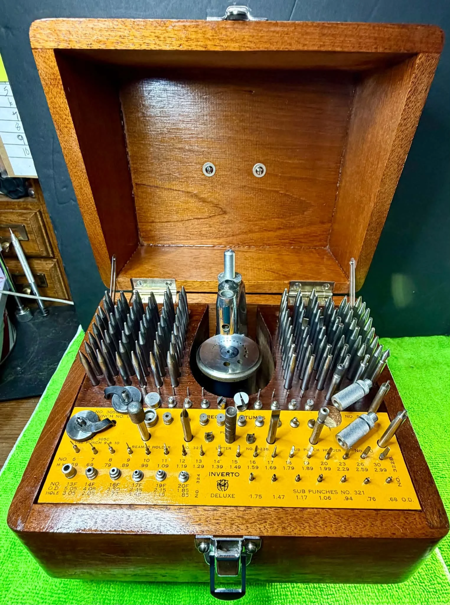 Kendrick & Davis Inverto 18R Watchmakers Staking Set. K&D 18R Inverto