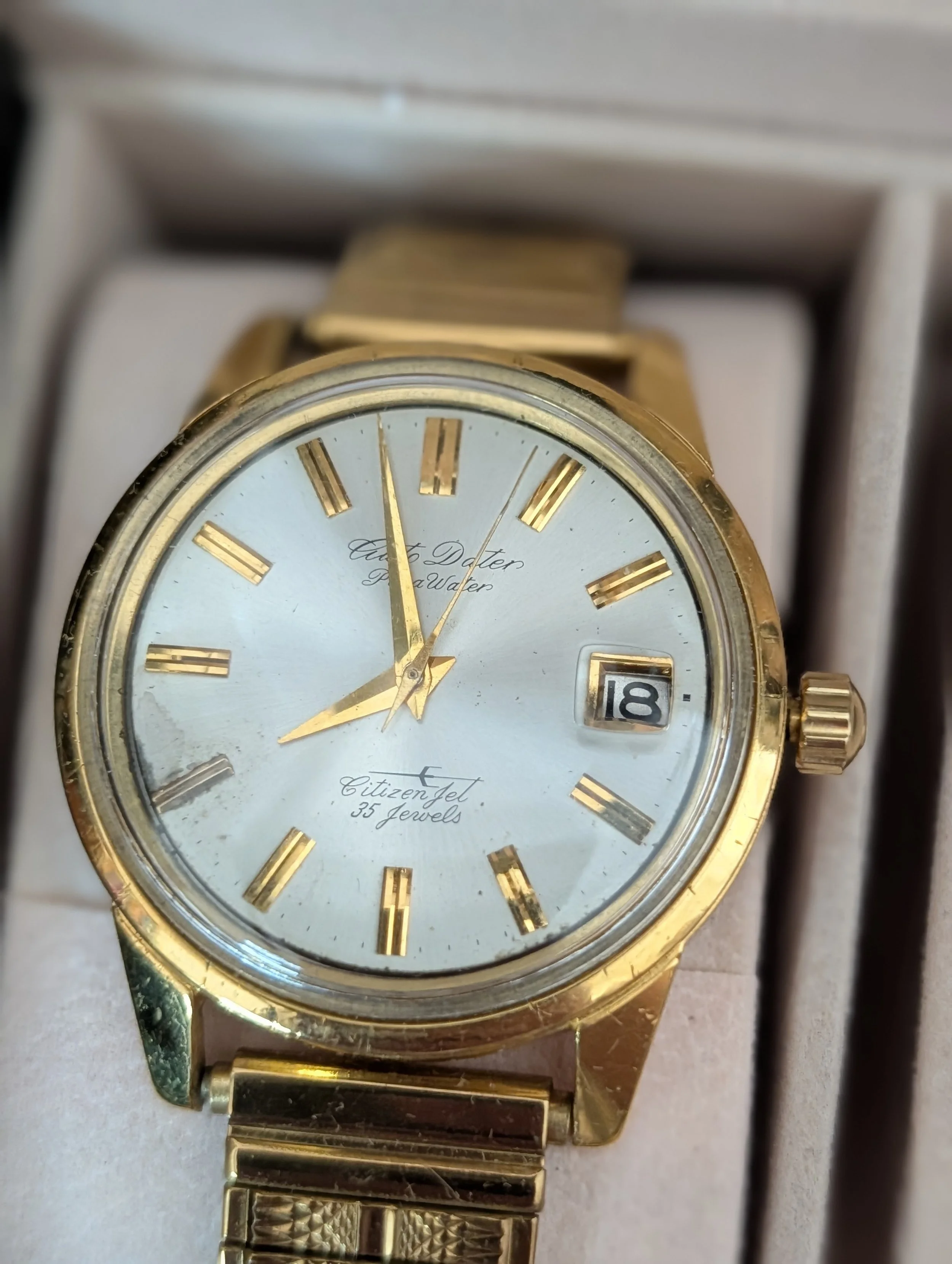 Citizen Jet Auto Dater 35 Jewel Parawater
