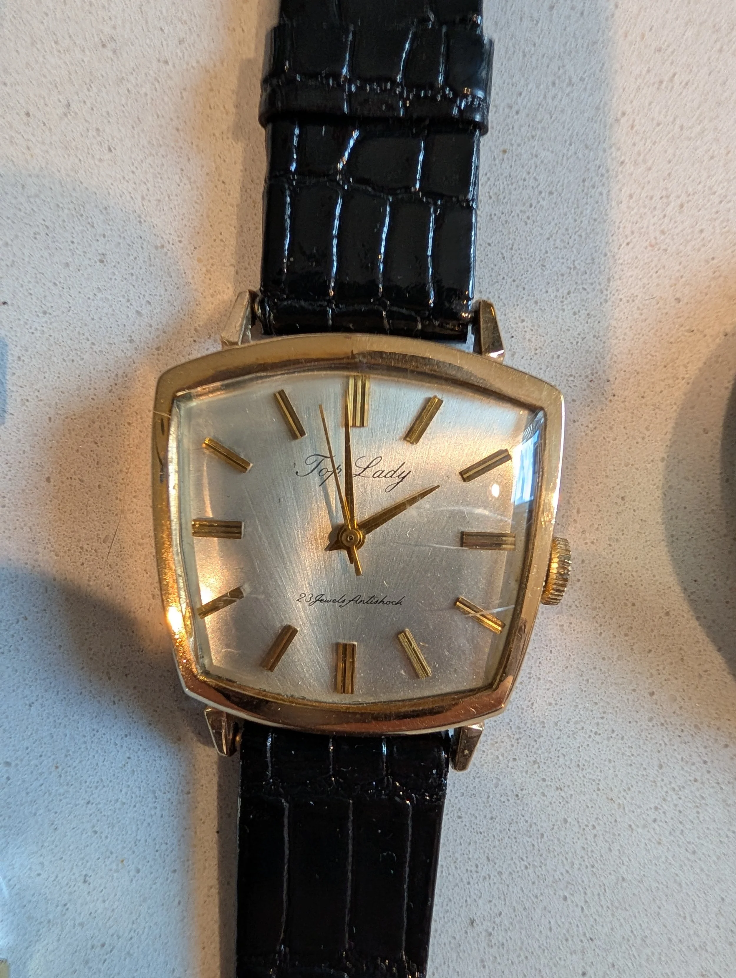 Vintage Orient Top Lady 23 Jewels Antishock 14K Gold Filled Ladies Watch