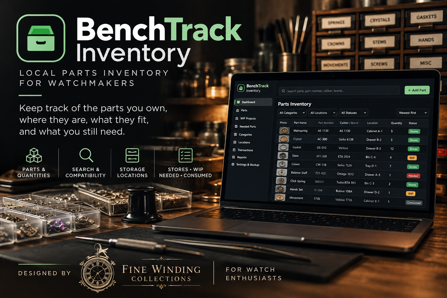 BenchTrack Inventory Trial v1.1