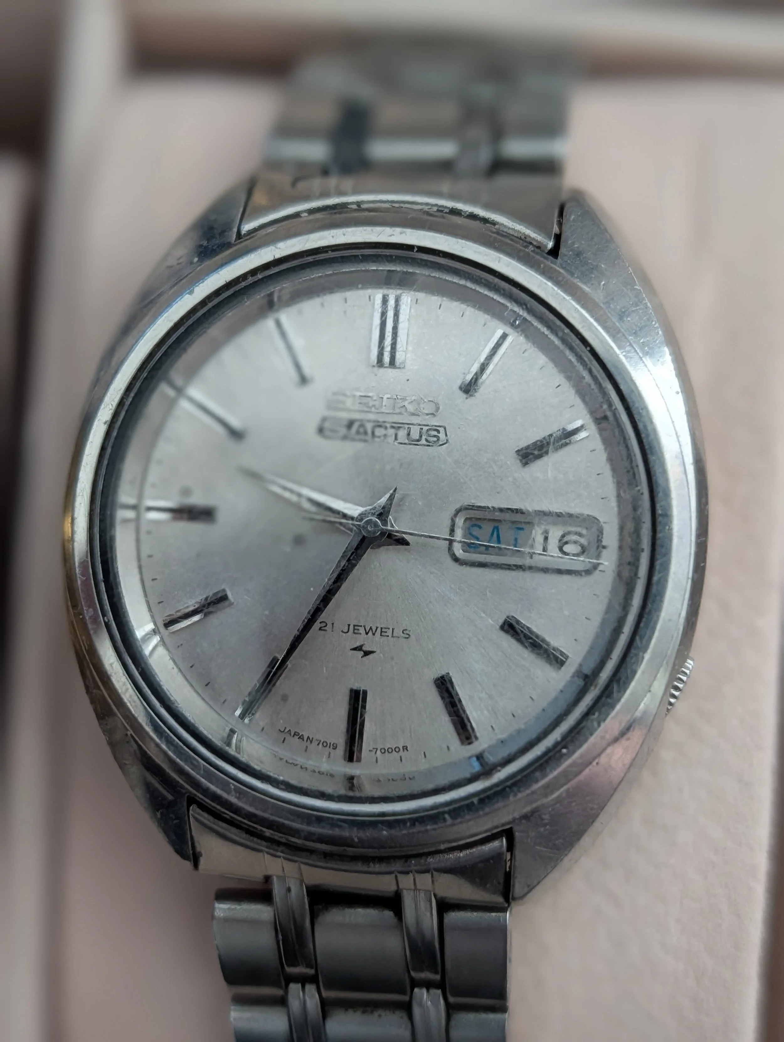 Seiko Actus 21 Jewel Day Date Automatic
