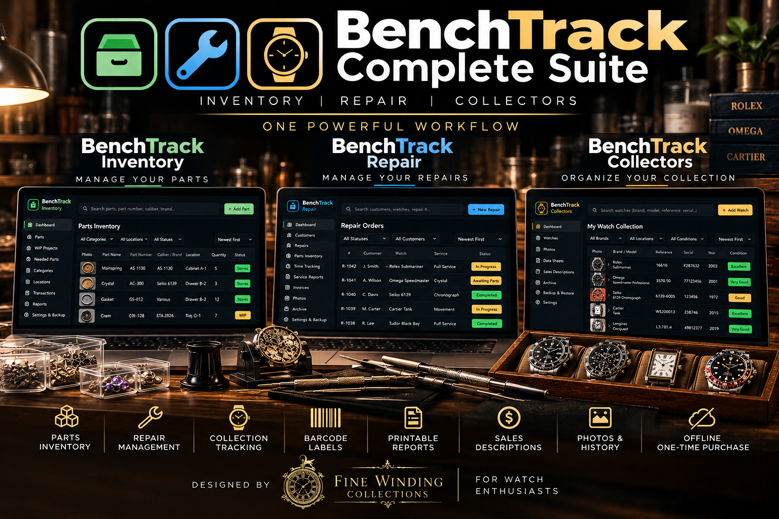 BenchTrack Complete Suite