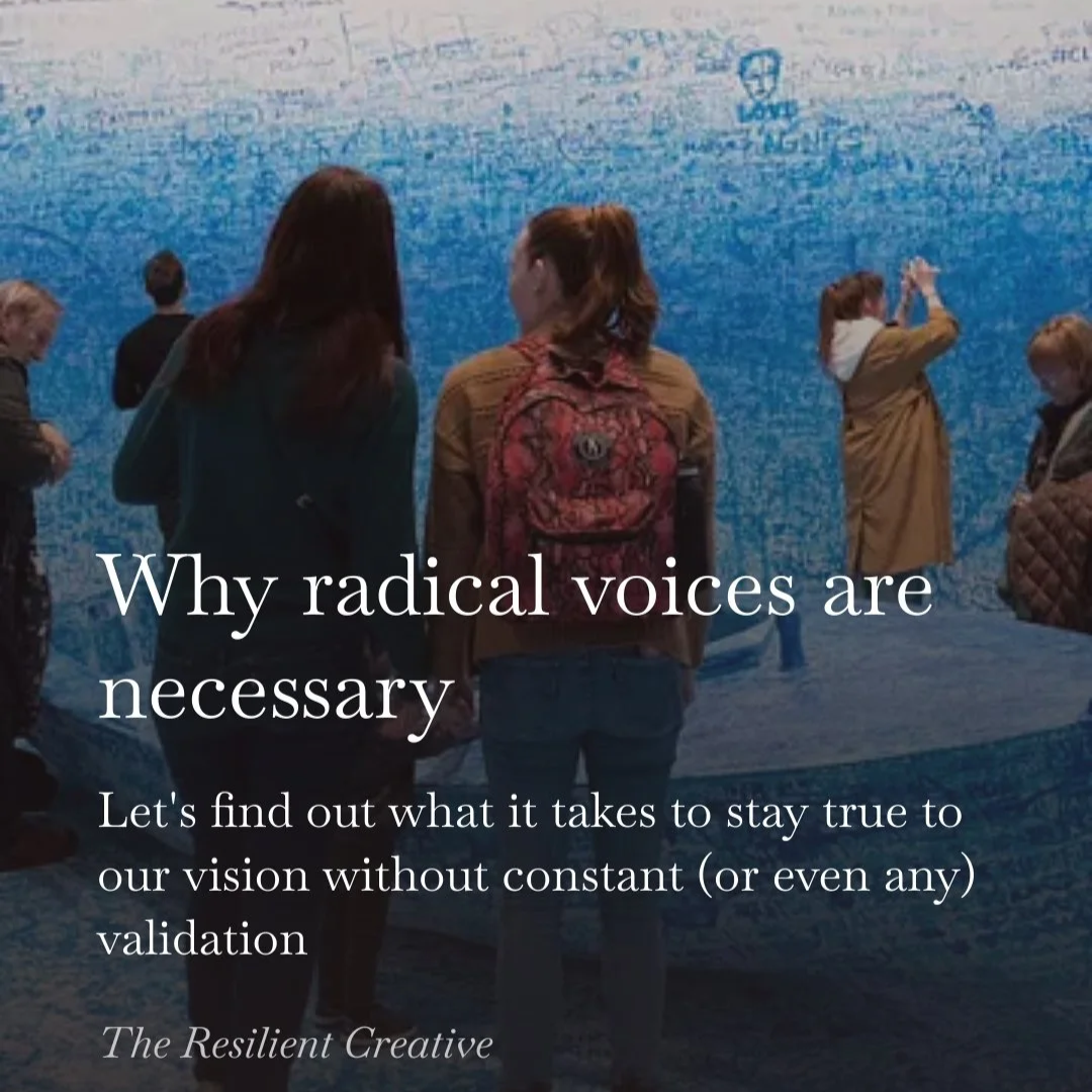 Why radical voices are necessary