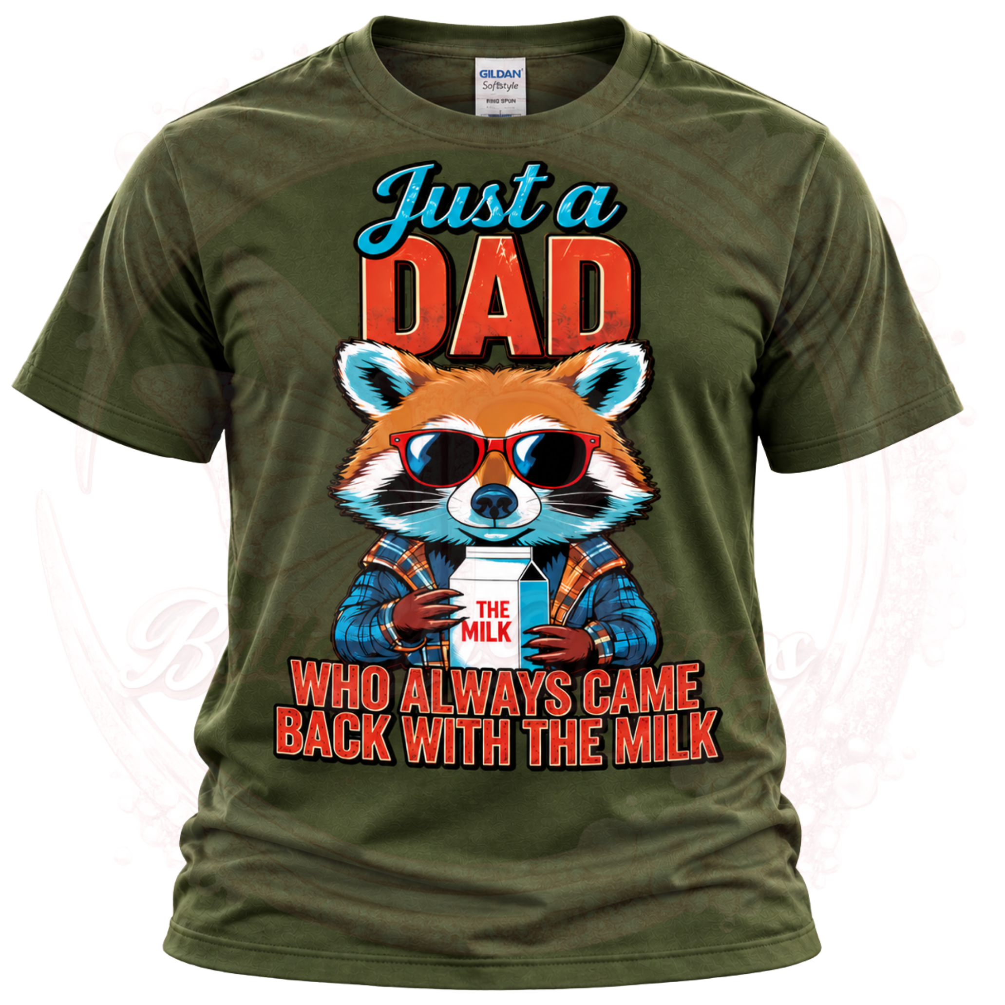 Playful Dad Raccoon T-Shirt