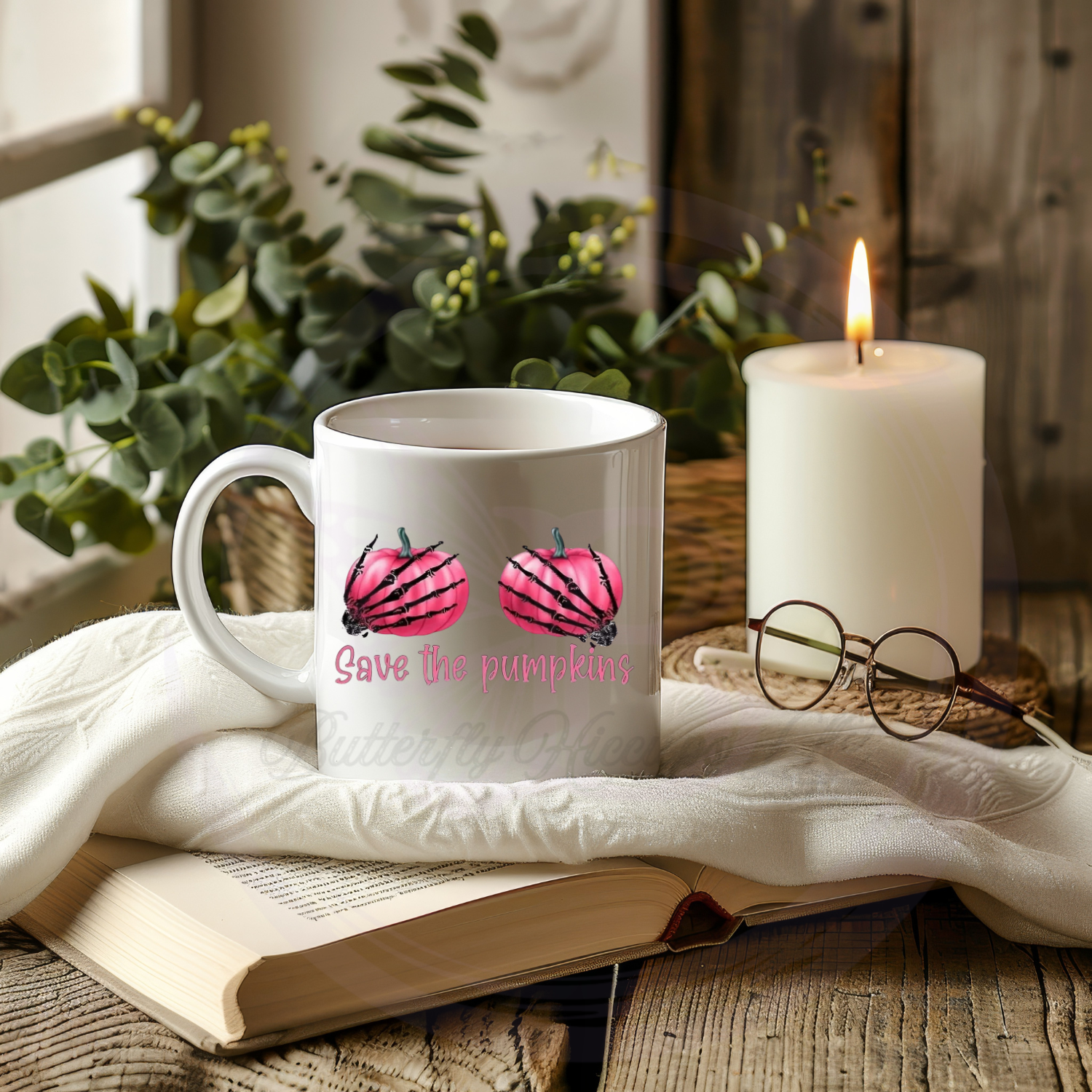'Save the Pumpkins' Ceramic Mug