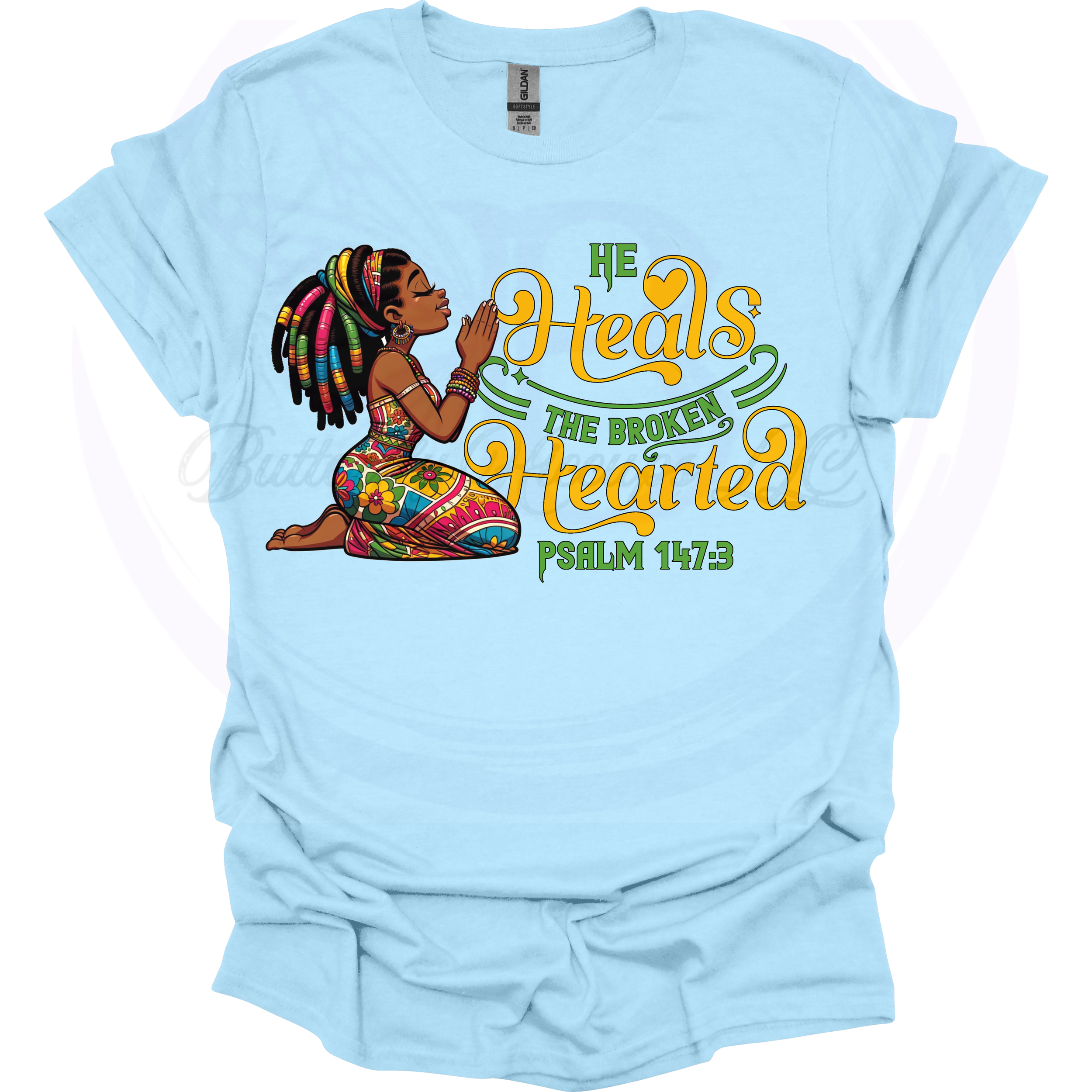 Psalm 147:3 Inspirational T-Shirt