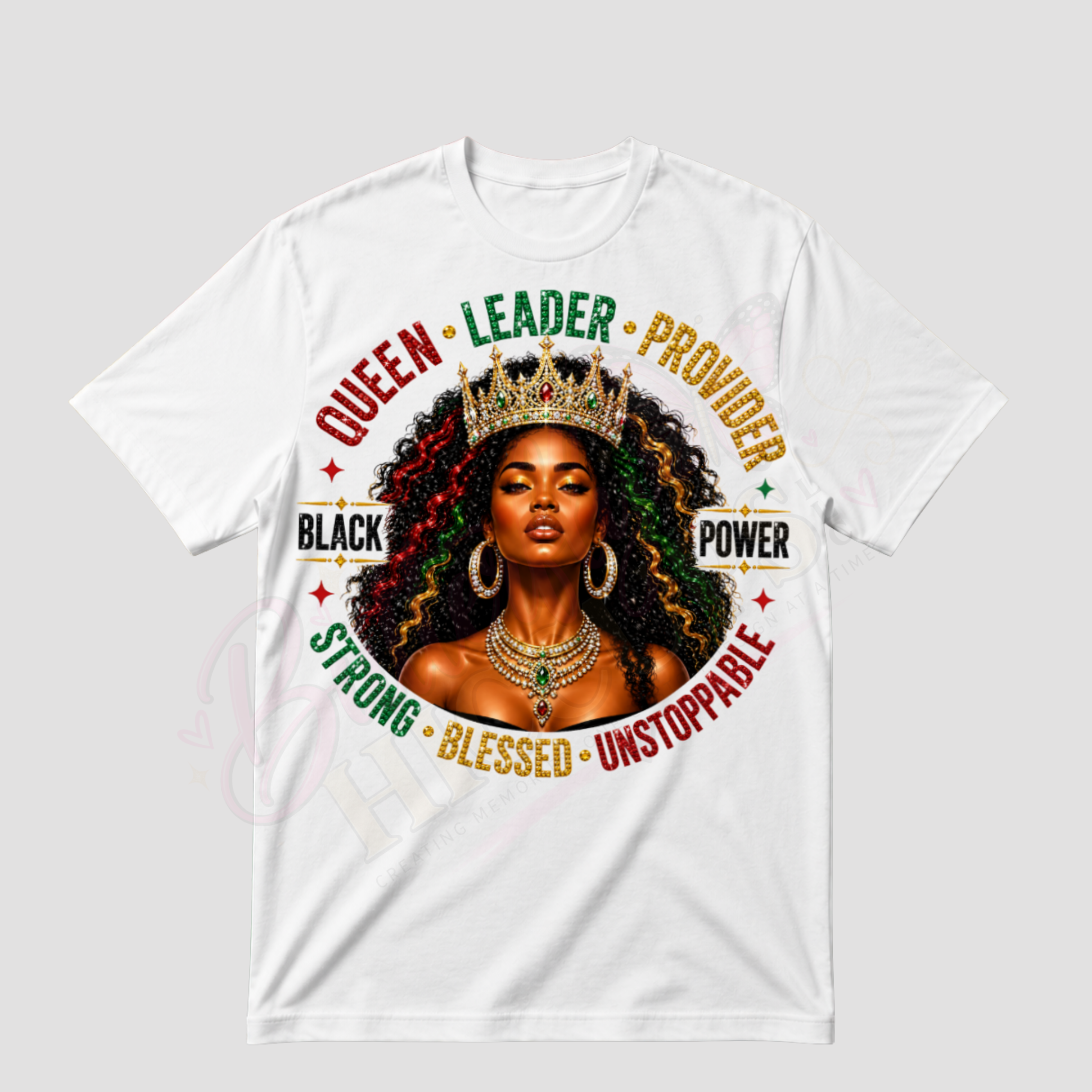 'Queen Leader Provider' Empowerment T-shirt