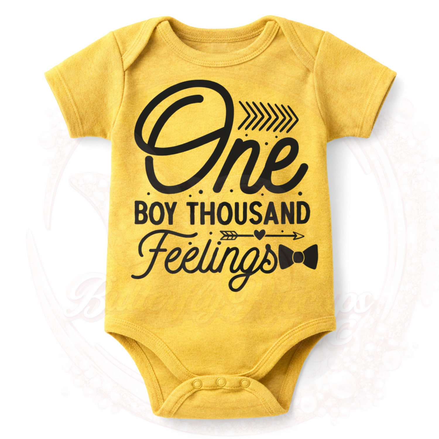 'One Boy Thousand Feelings' Birthday Onesie