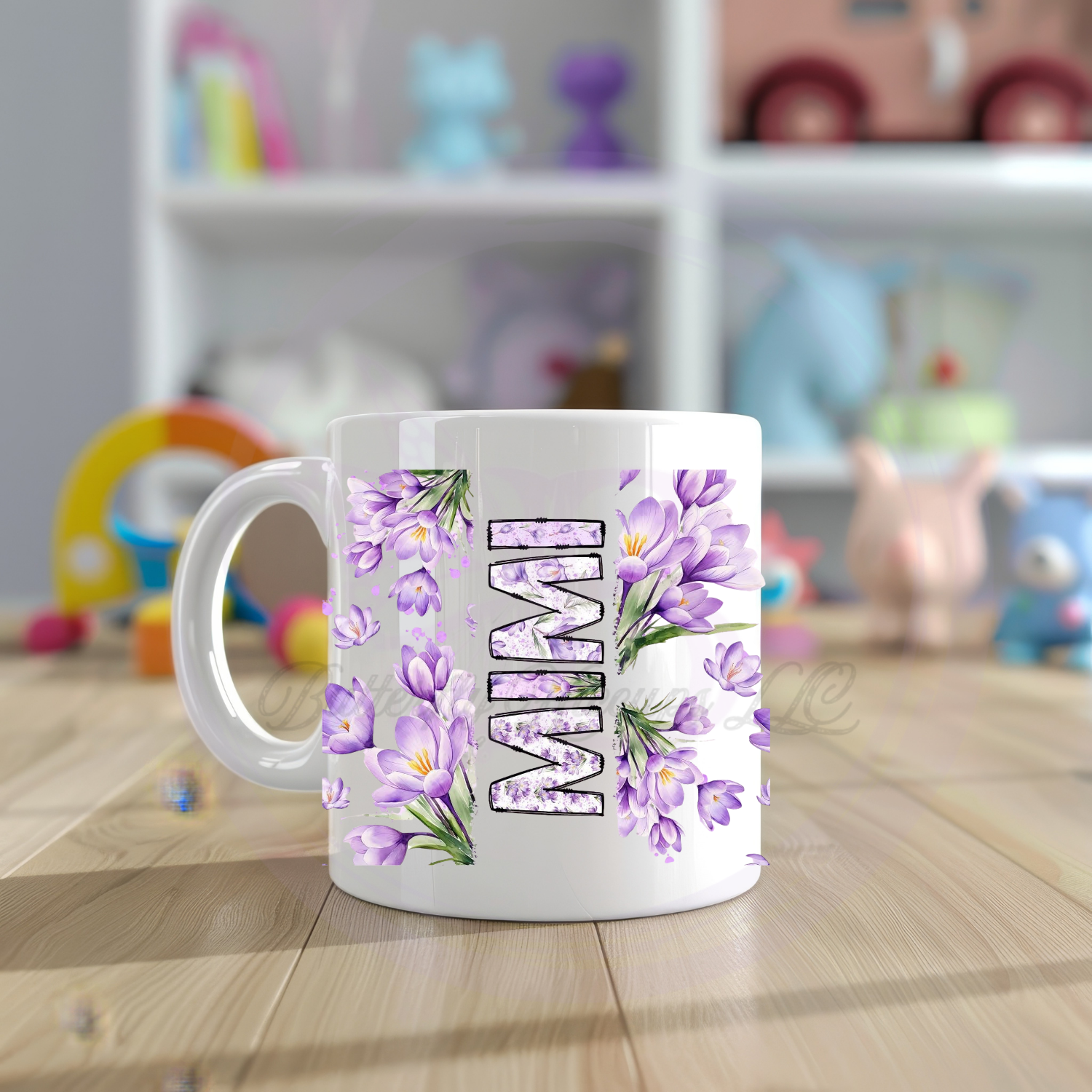 Personalized Floral Mimi Mug