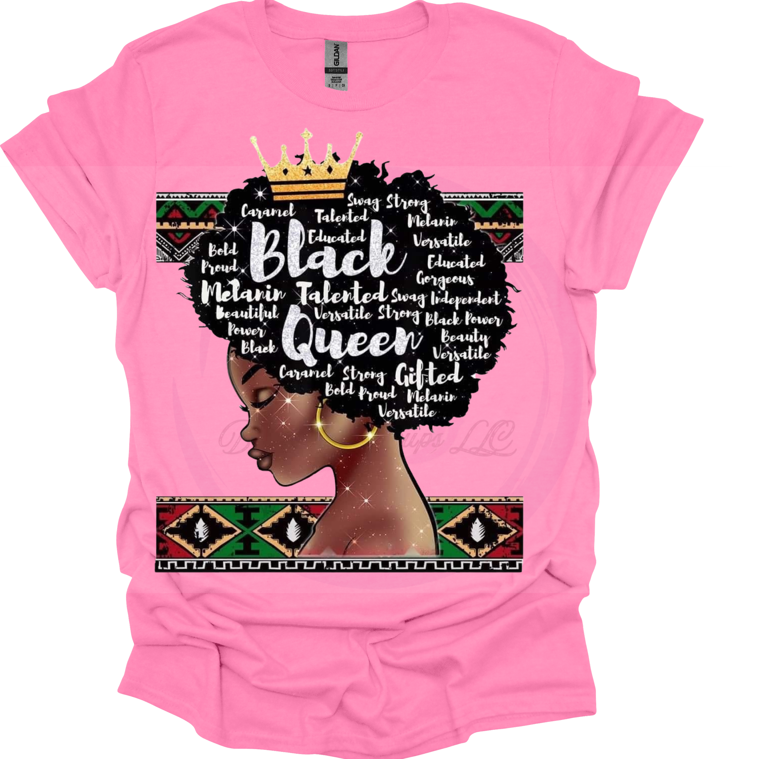 Black Queen Melanin Empowerment Women’s Graphic T-Shirt (1).png