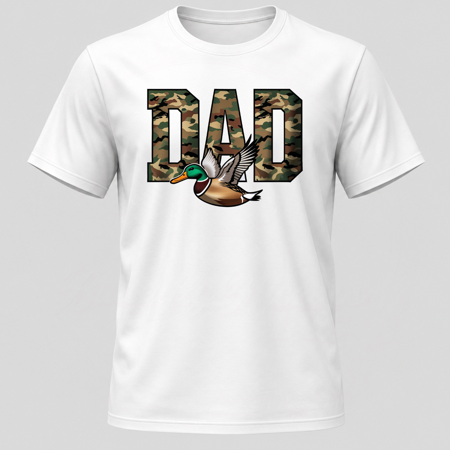 Camo Duck Dad T-Shirt