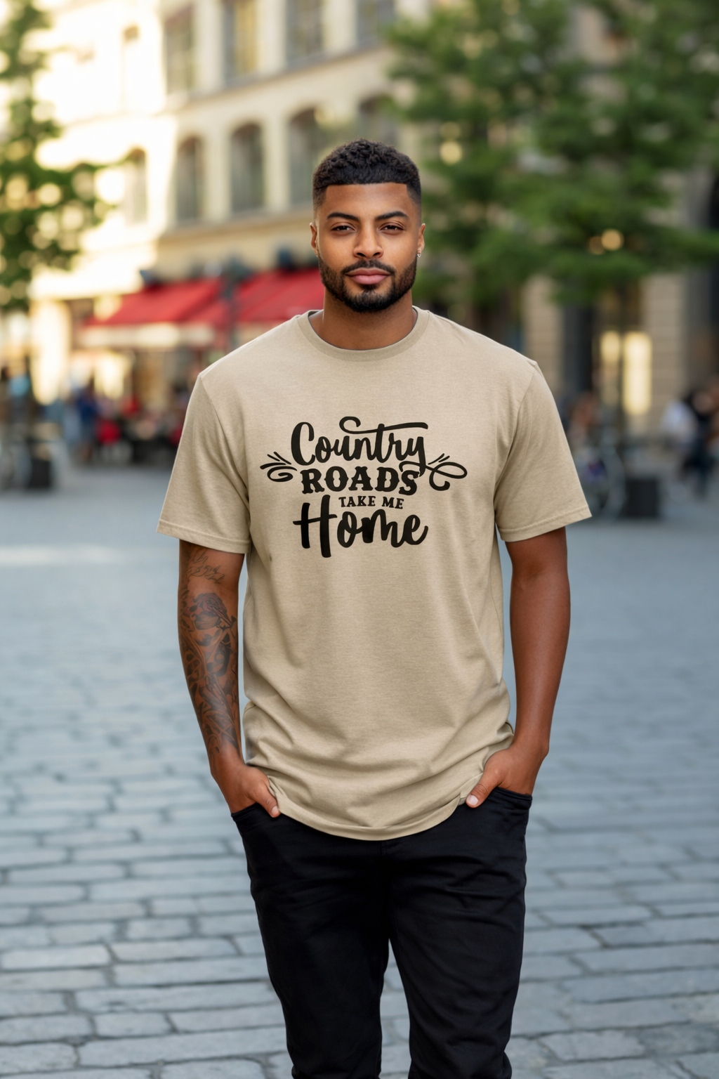 Country Roads Graphic T-Shirt