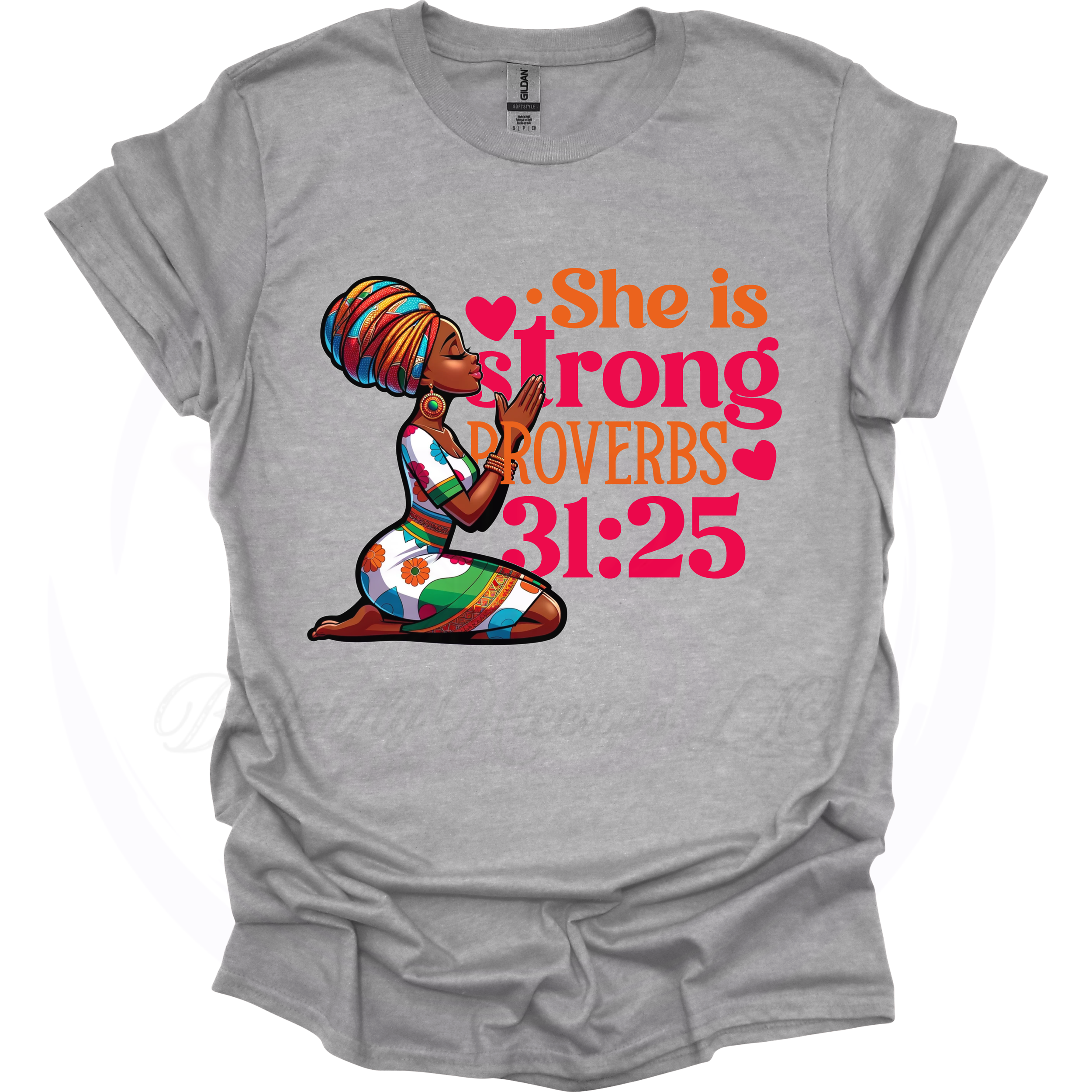 Proverbs 31:25 Inspirational Women's T-Shirt