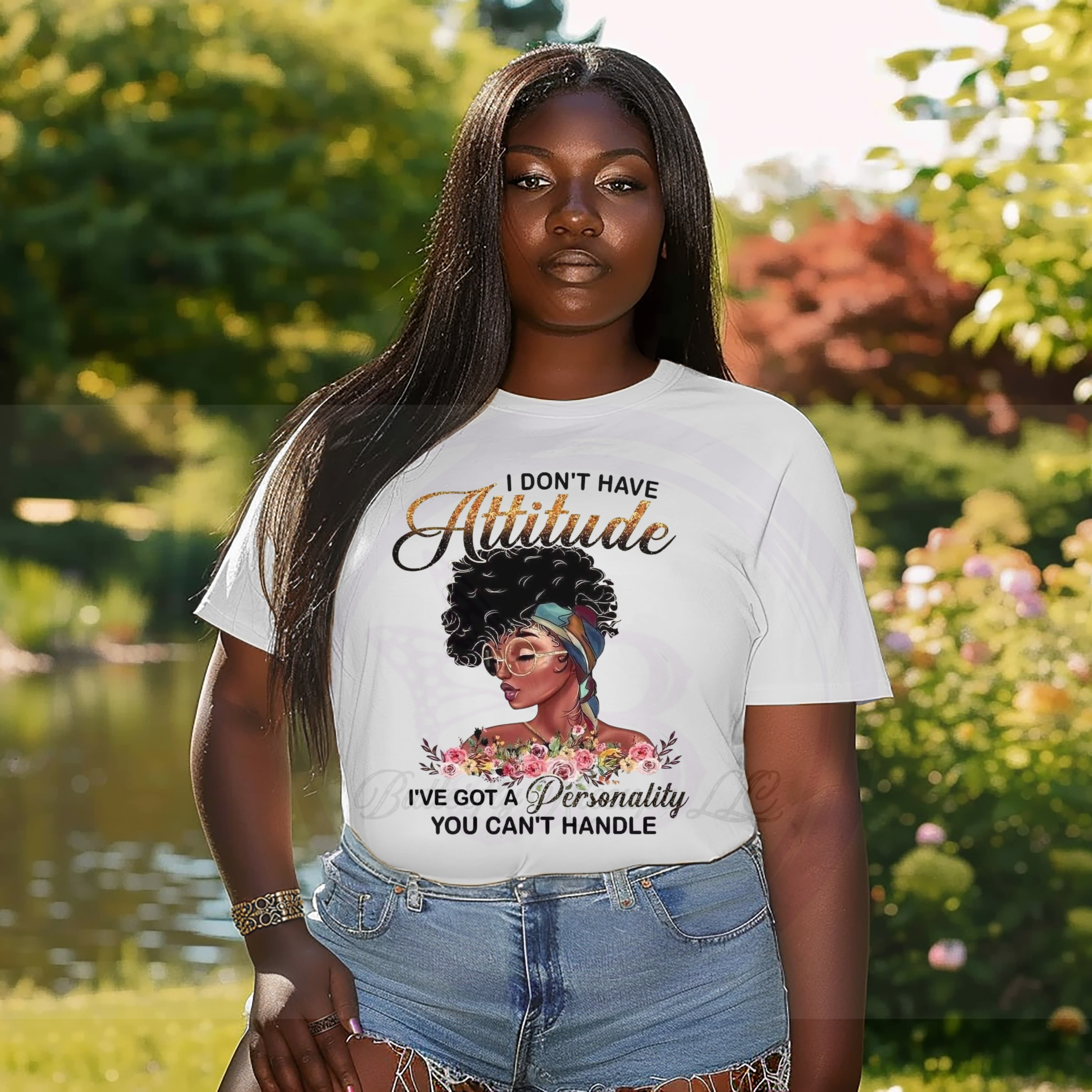 Empowering 'No Attitude' Graphic Tee