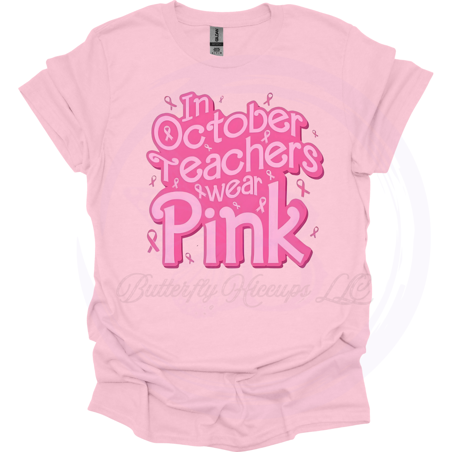 Breast Cancer Awareness Teacher T-Shirt