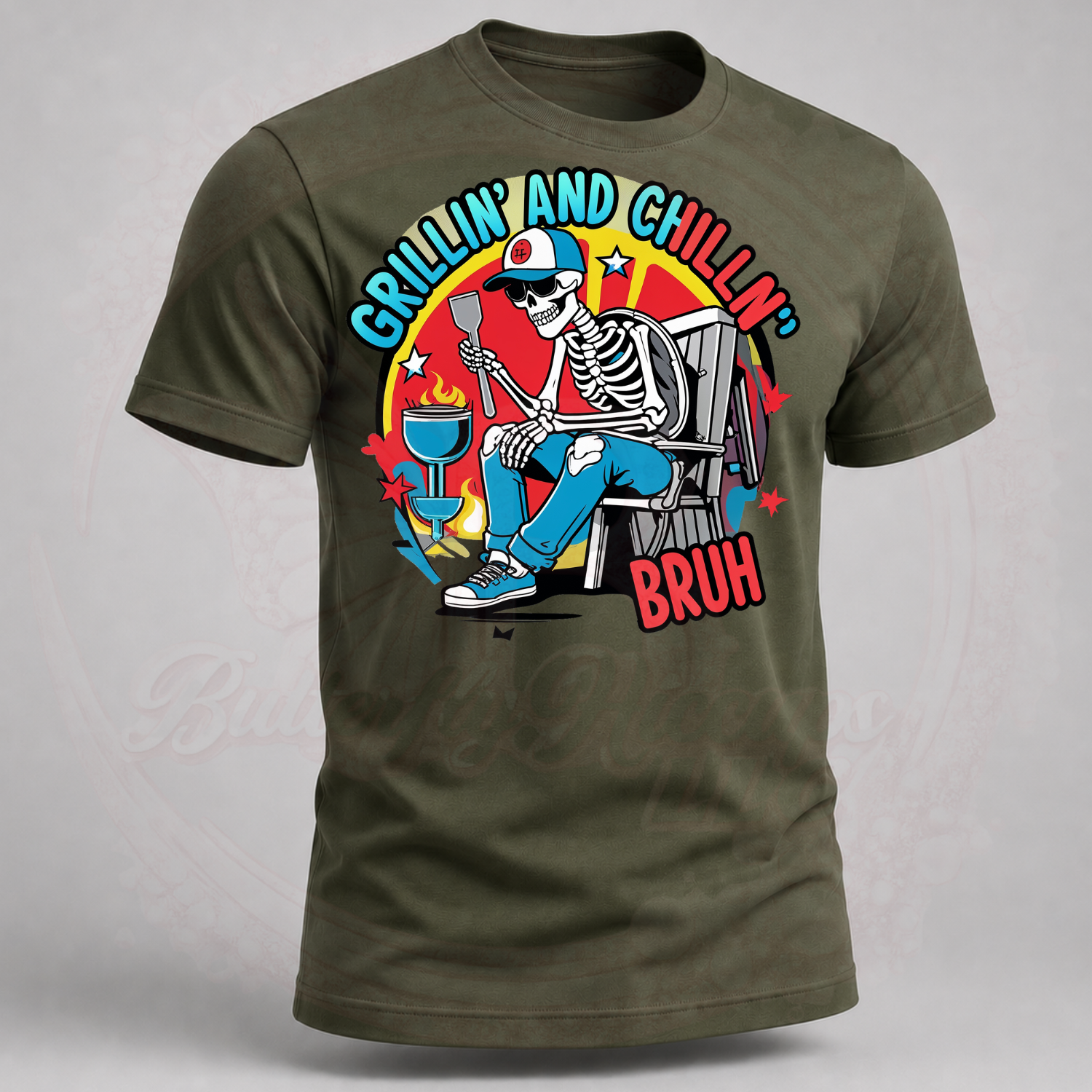 Grillin' and Chillin' Graphic Tee
