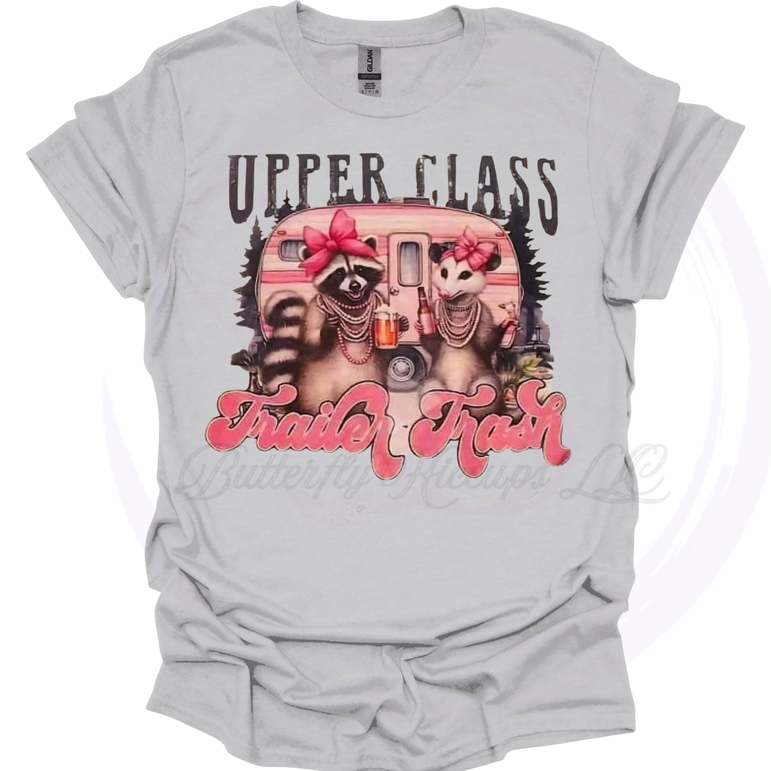'Upper Class Trailer Trash' Graphic T-Shirt