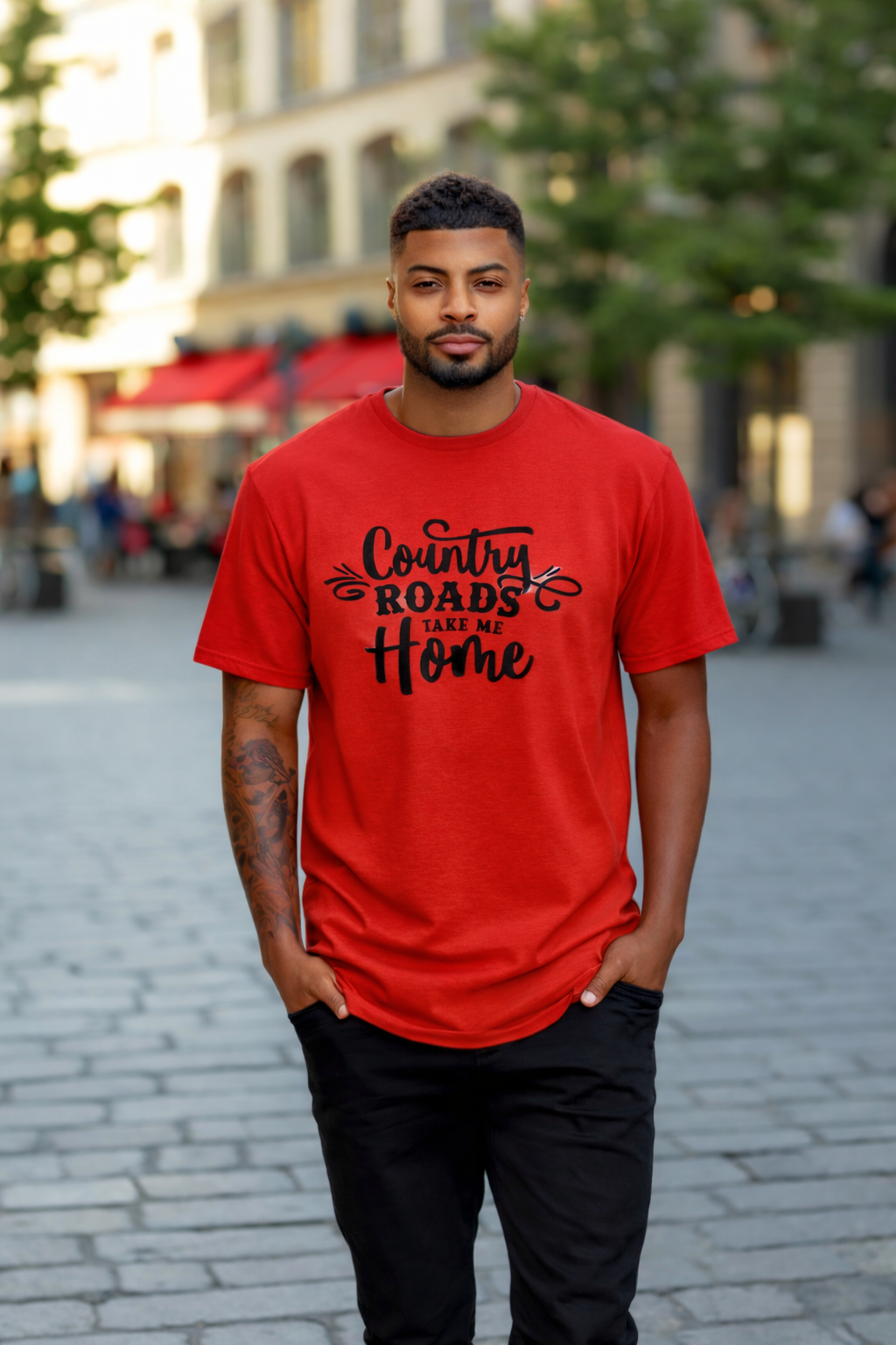 Country Roads Take Me Home Classic Graphic T-Shirt (3).png
