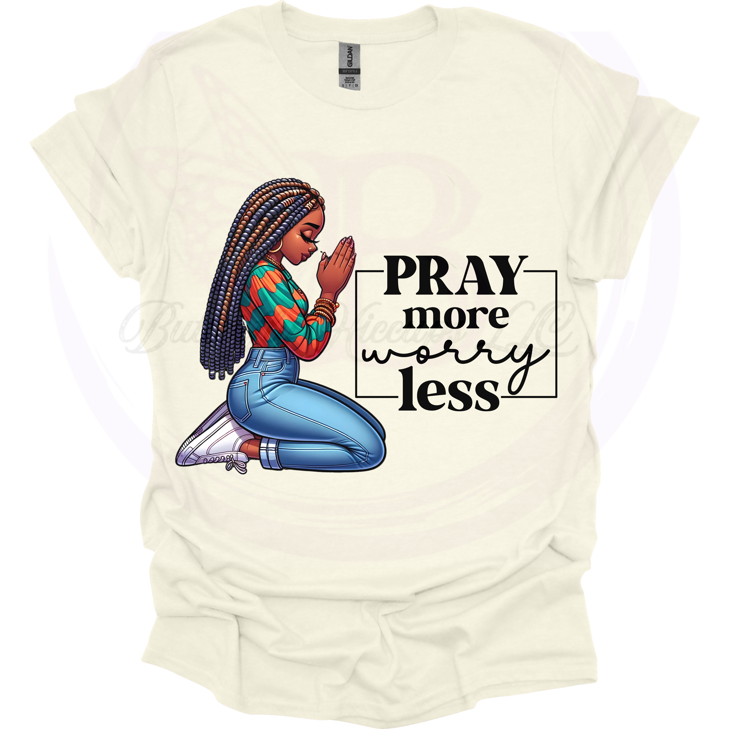 'Pray More Worry Less' Graphic Tee