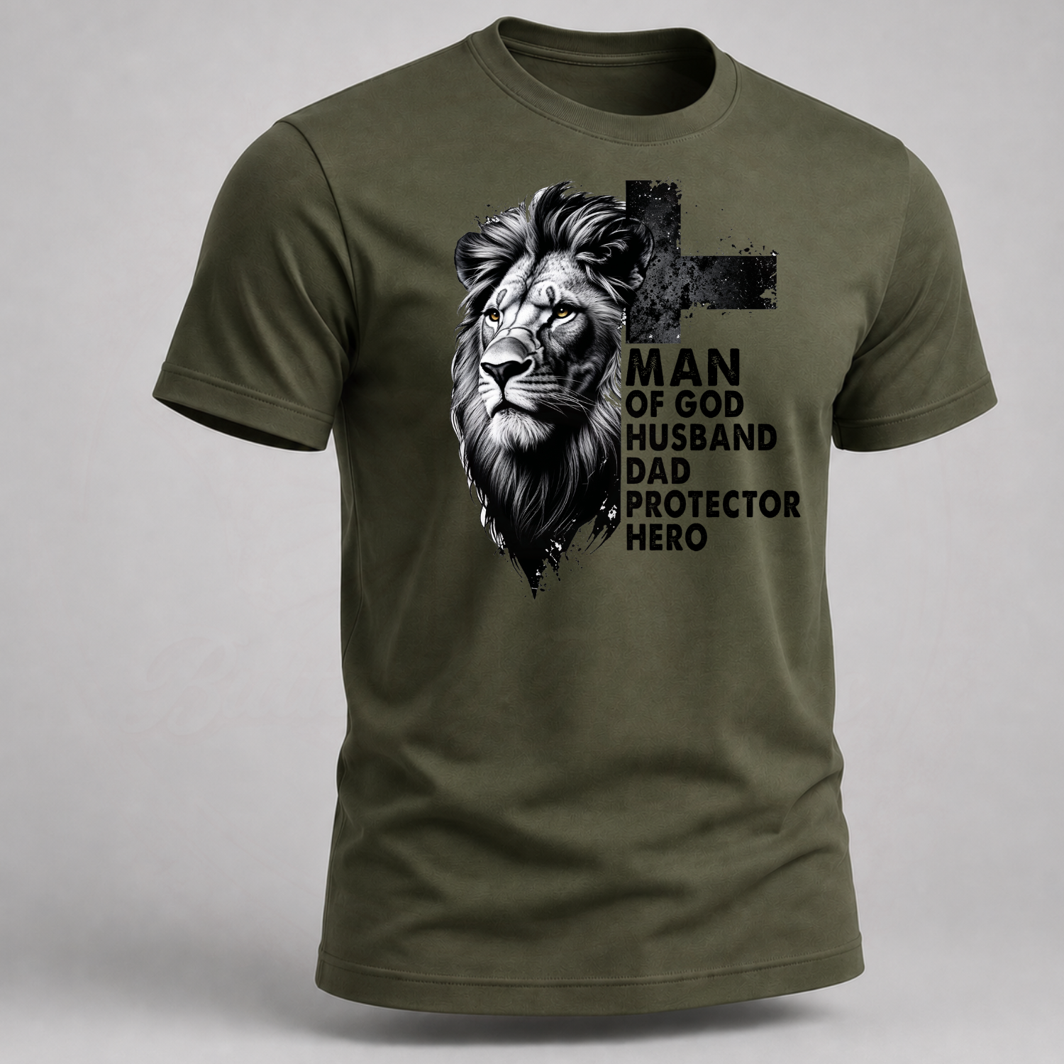 Men's Lion of Faith Graphic T-Shirt