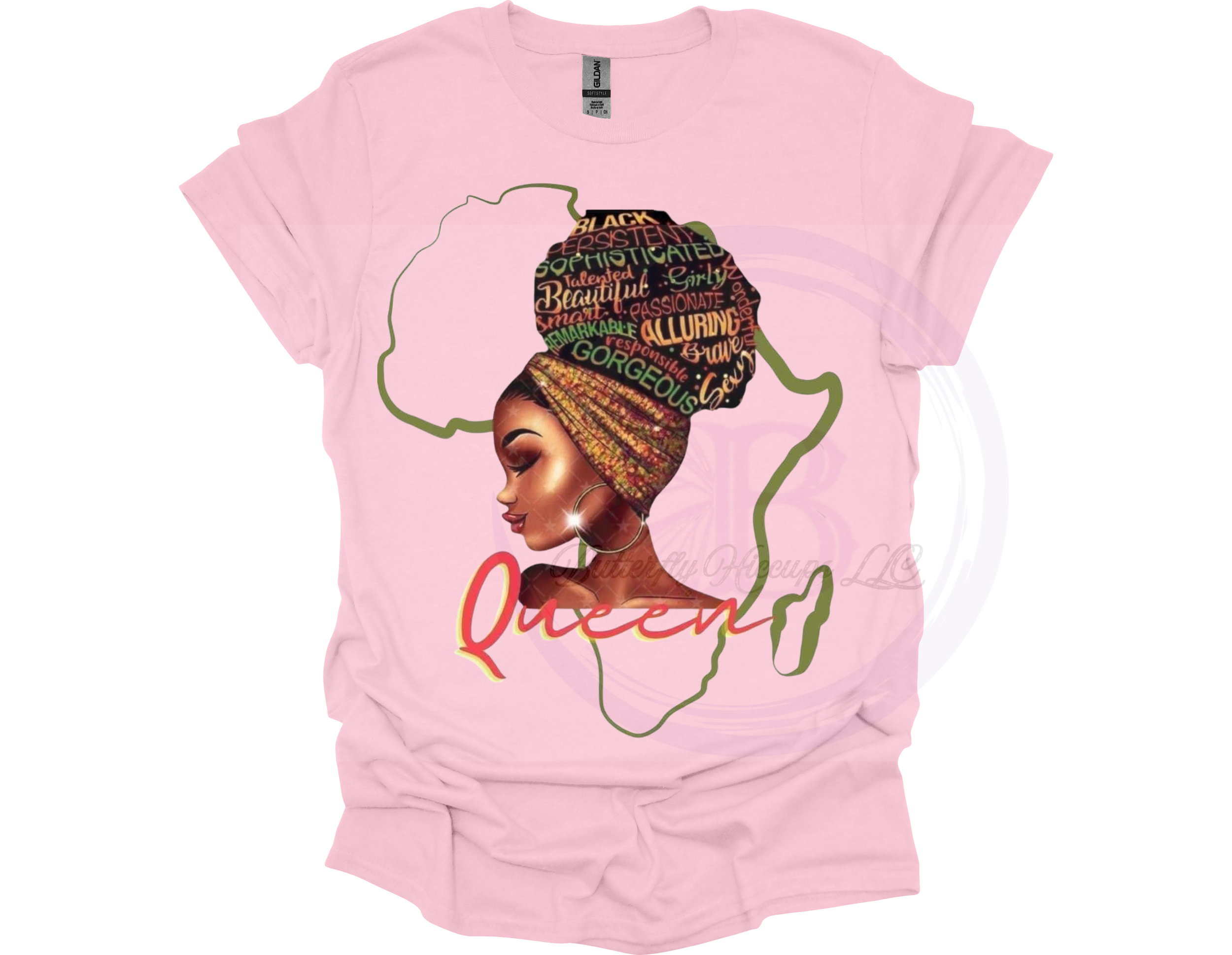 African Queen Empowerment Women’s Graphic T-Shirt.png