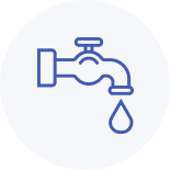 Robinet avec une goutte d'eau