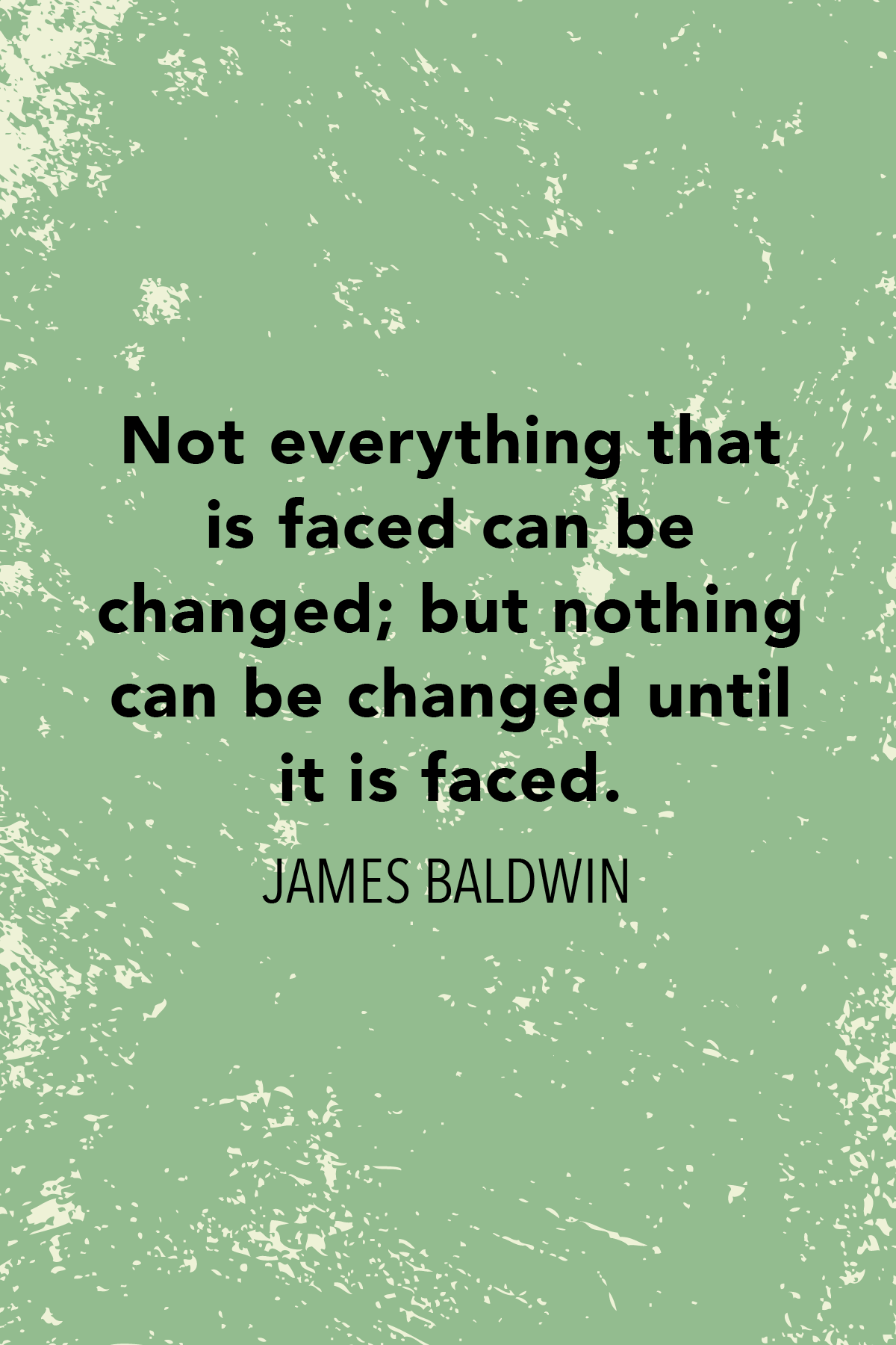 James Baldwin Face Change