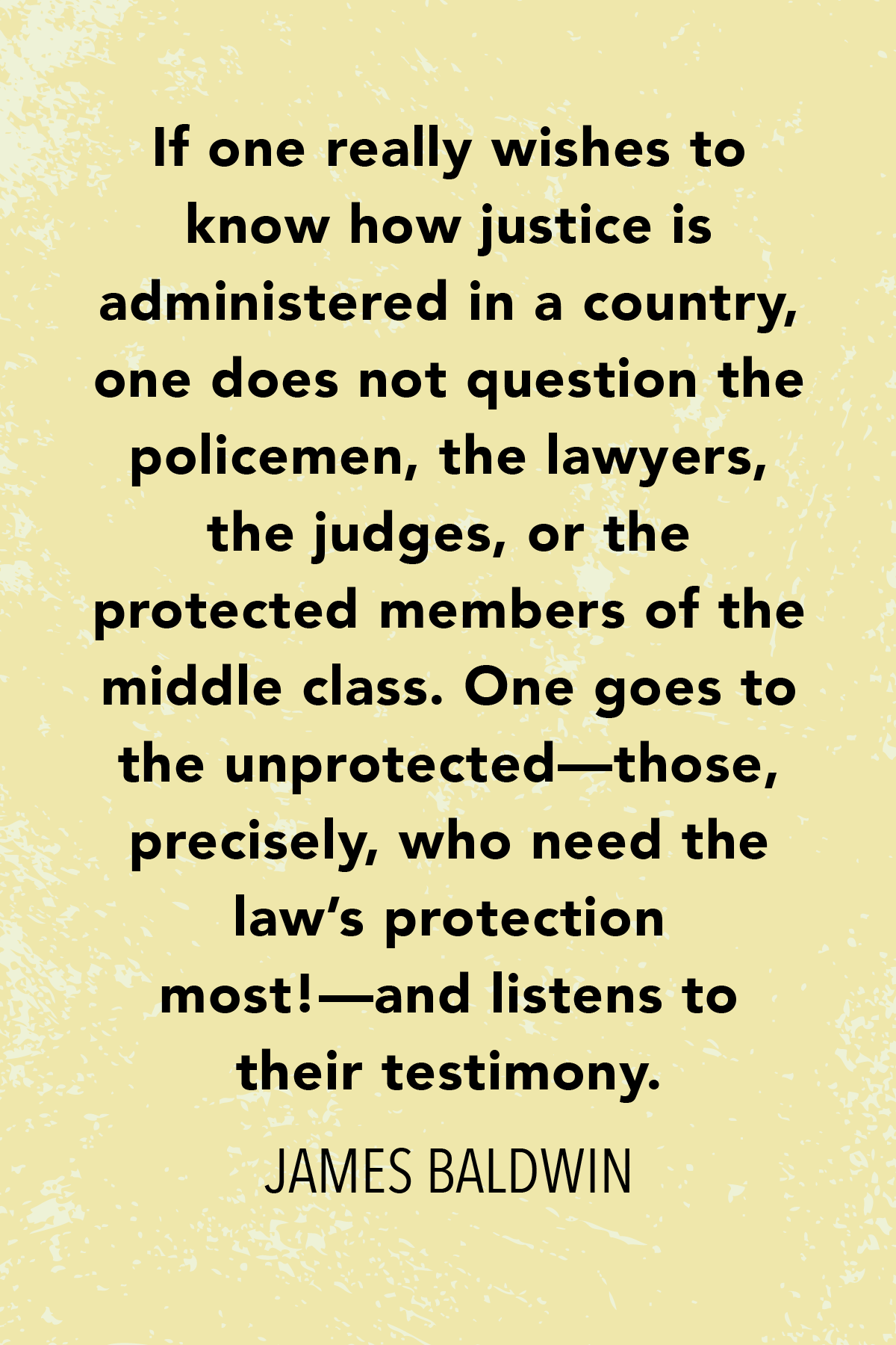 Learn Justice for the Poor not Lawmakers