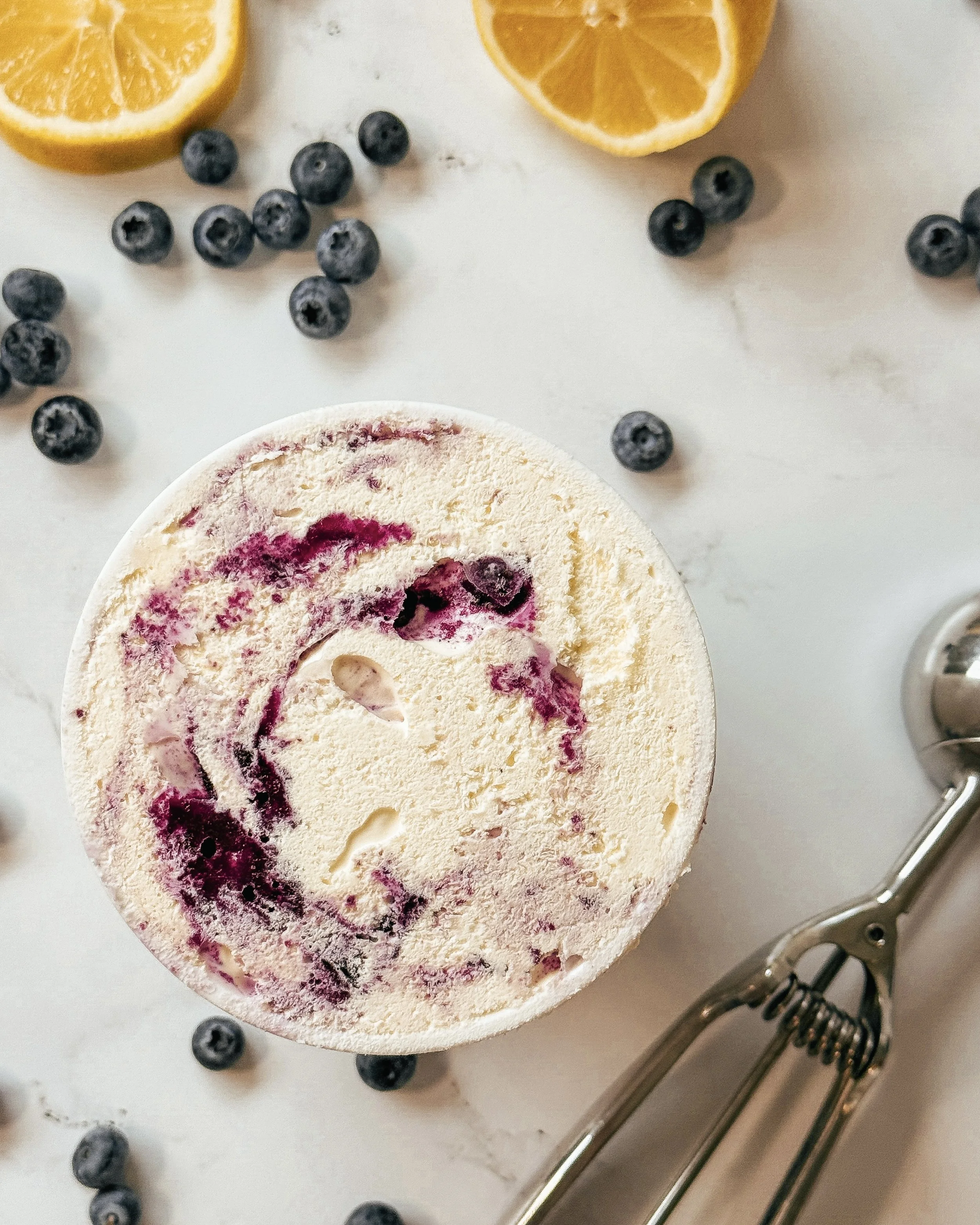 Blueberry Lemon Ice Cream (iPhone)