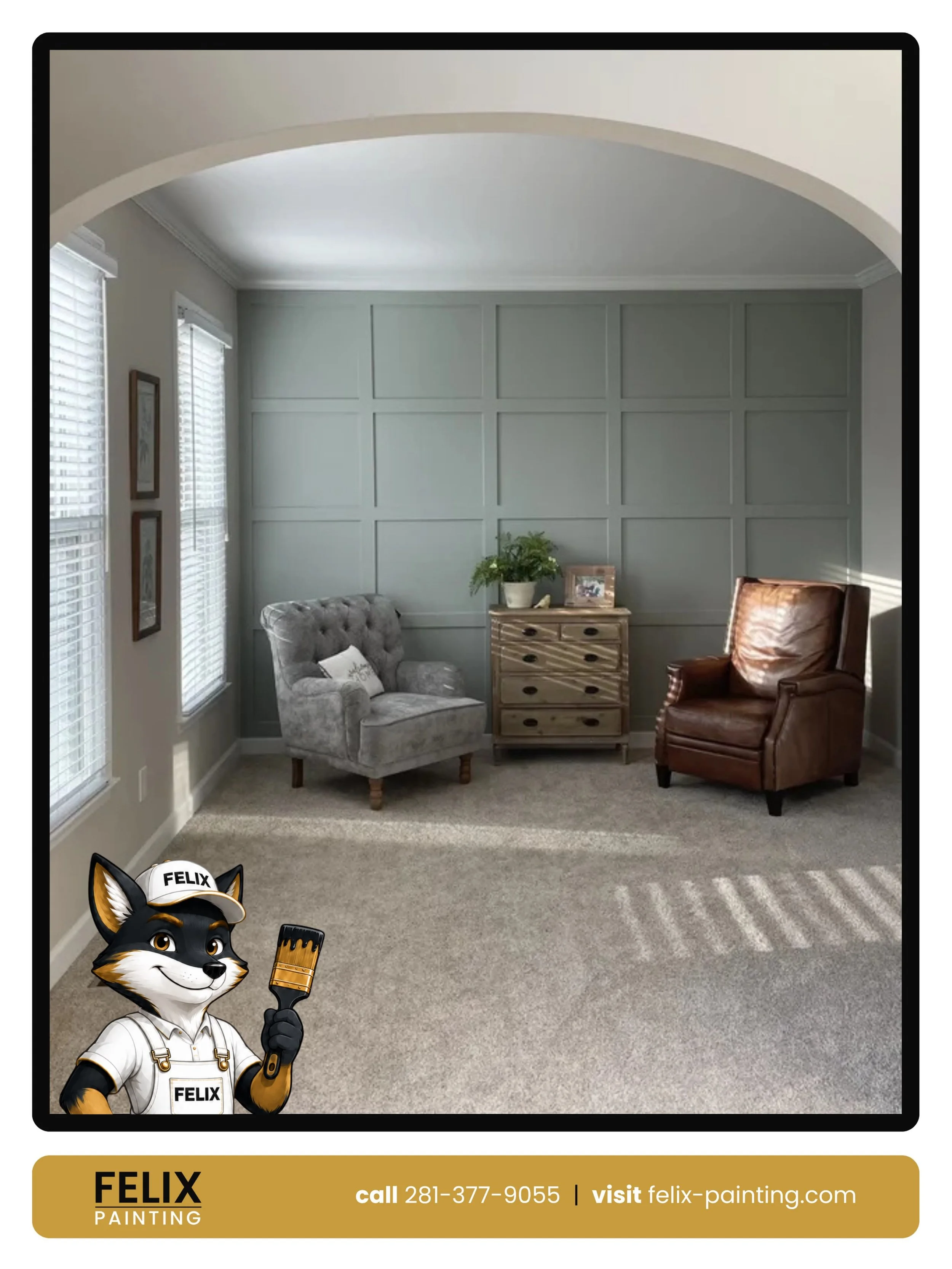 Fresh paint, clean lines, and a room that feels peaceful again.

That&rsquo;s what good interior painting should do.