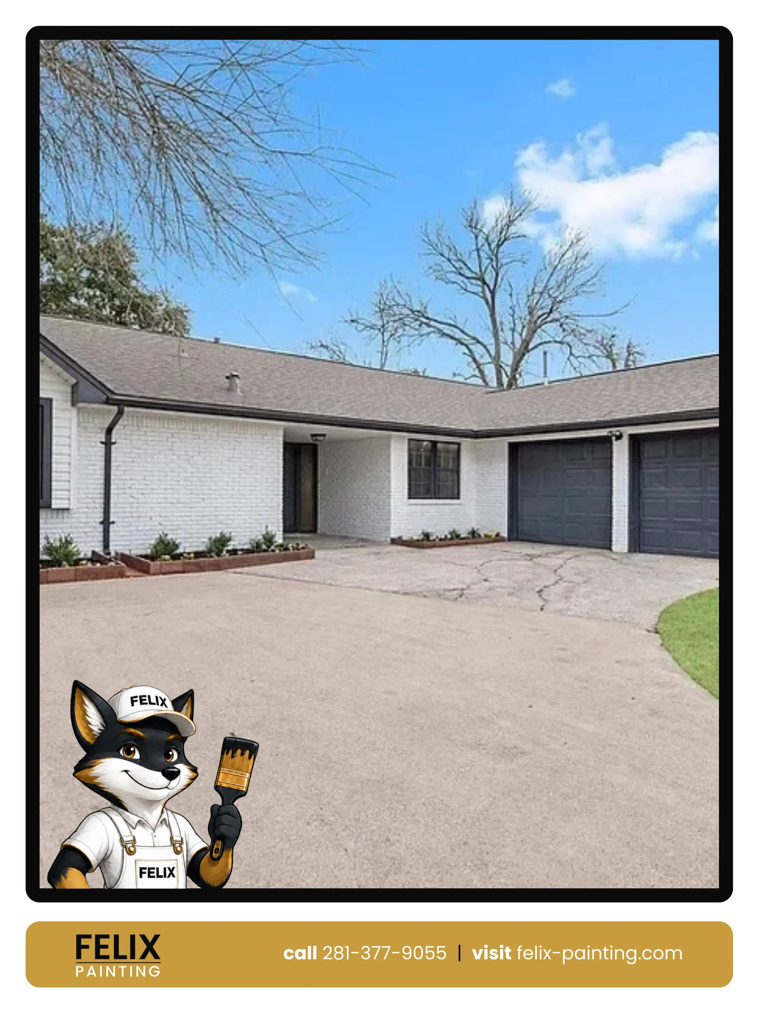 A fresh exterior can change the entire feel of a home before anyone even walks inside.

Exterior painting is not just about curb appeal. It also helps protect your home from sun, rain, humidity, and everyday wear.

When the prep is done right and the