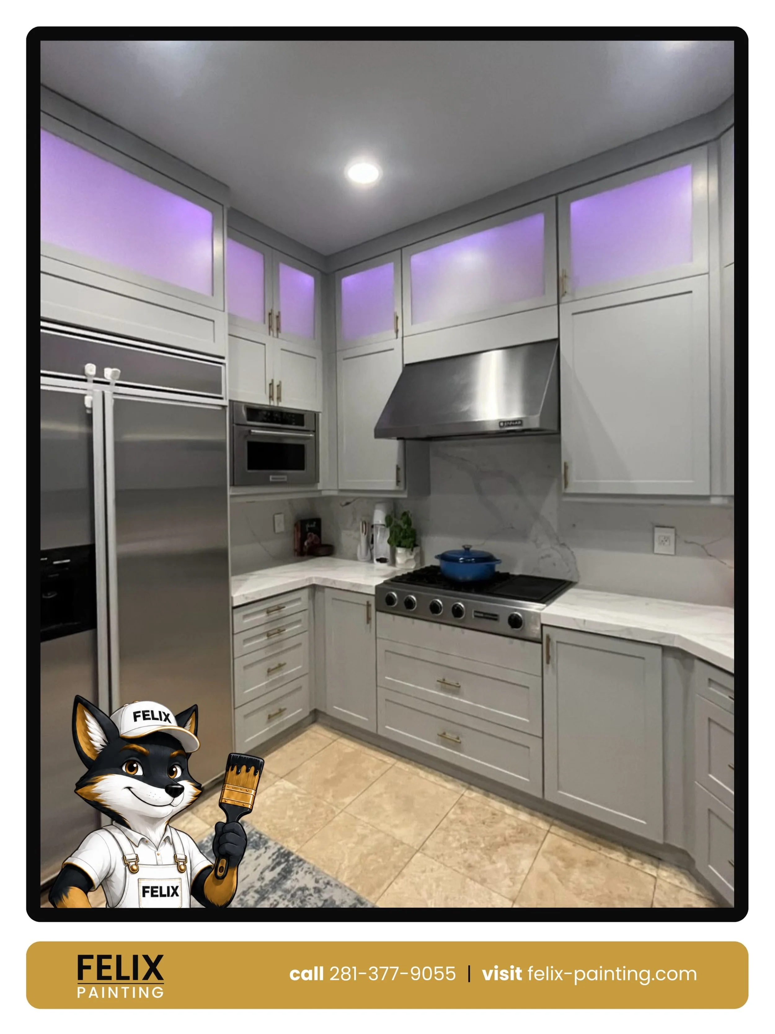 Cabinet painting can give a kitchen a completely different feel without replacing everything.

If the layout still works and the cabinets are in good shape, a new finish can make the space feel cleaner, brighter, and more current.

It&rsquo;s one of 