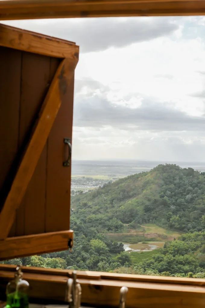 Casa Tortuga is perched in the lush mountains of Puerto Rico