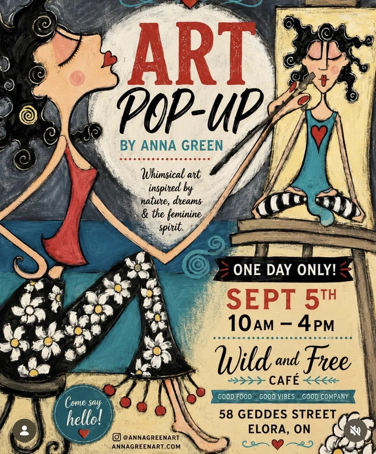 Wild and Free Art Pop Up 