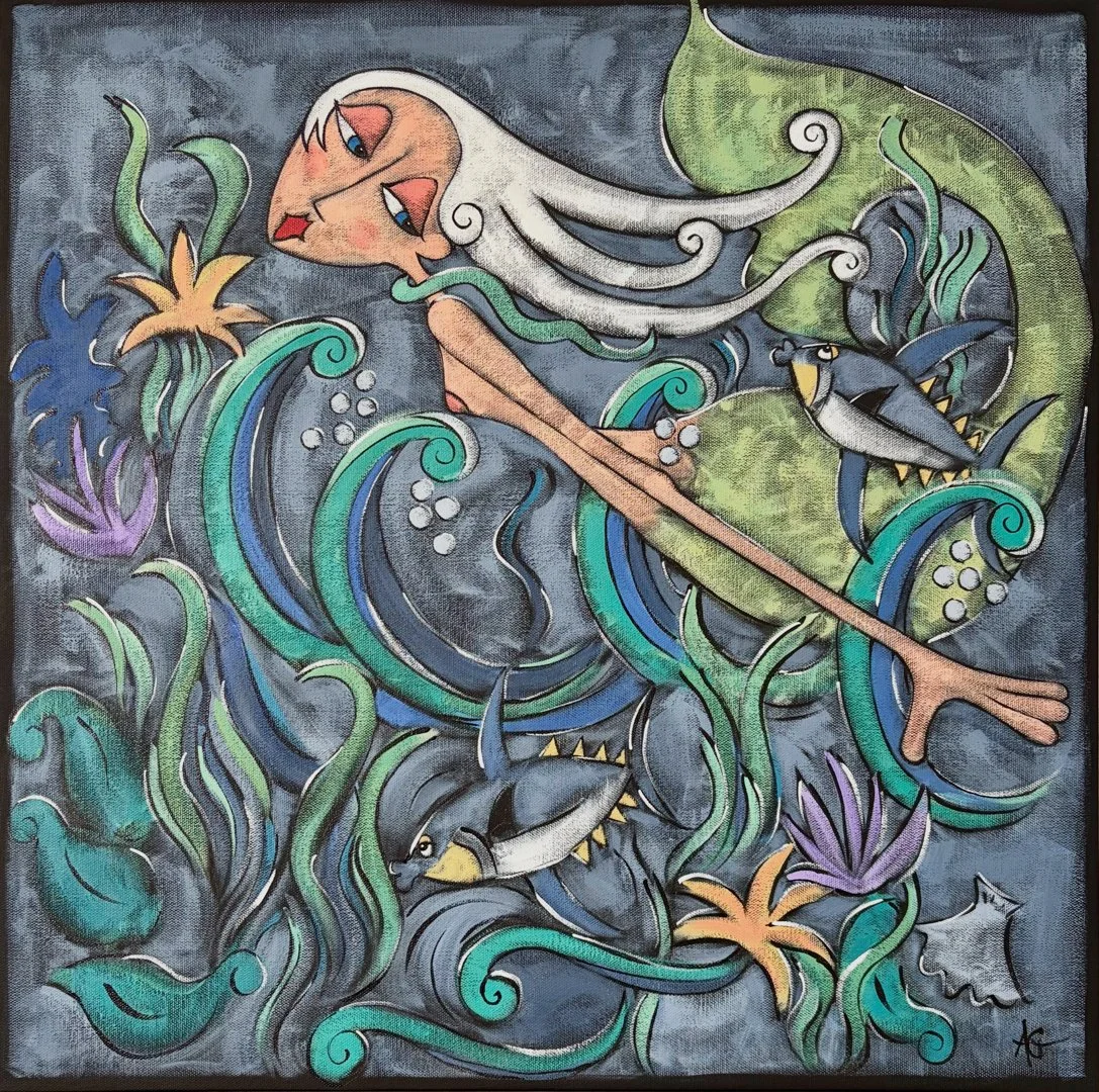 Mermaid
2024
36 × 48 in (91 × 122 cm)